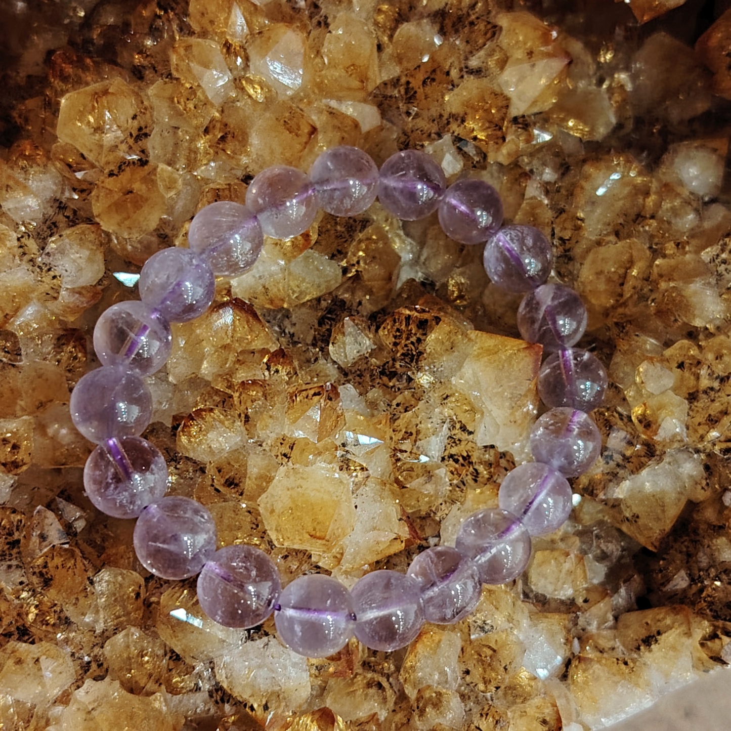 Lavender Amethyst Bracelet