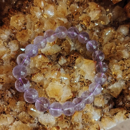 Lavender Amethyst Bracelet