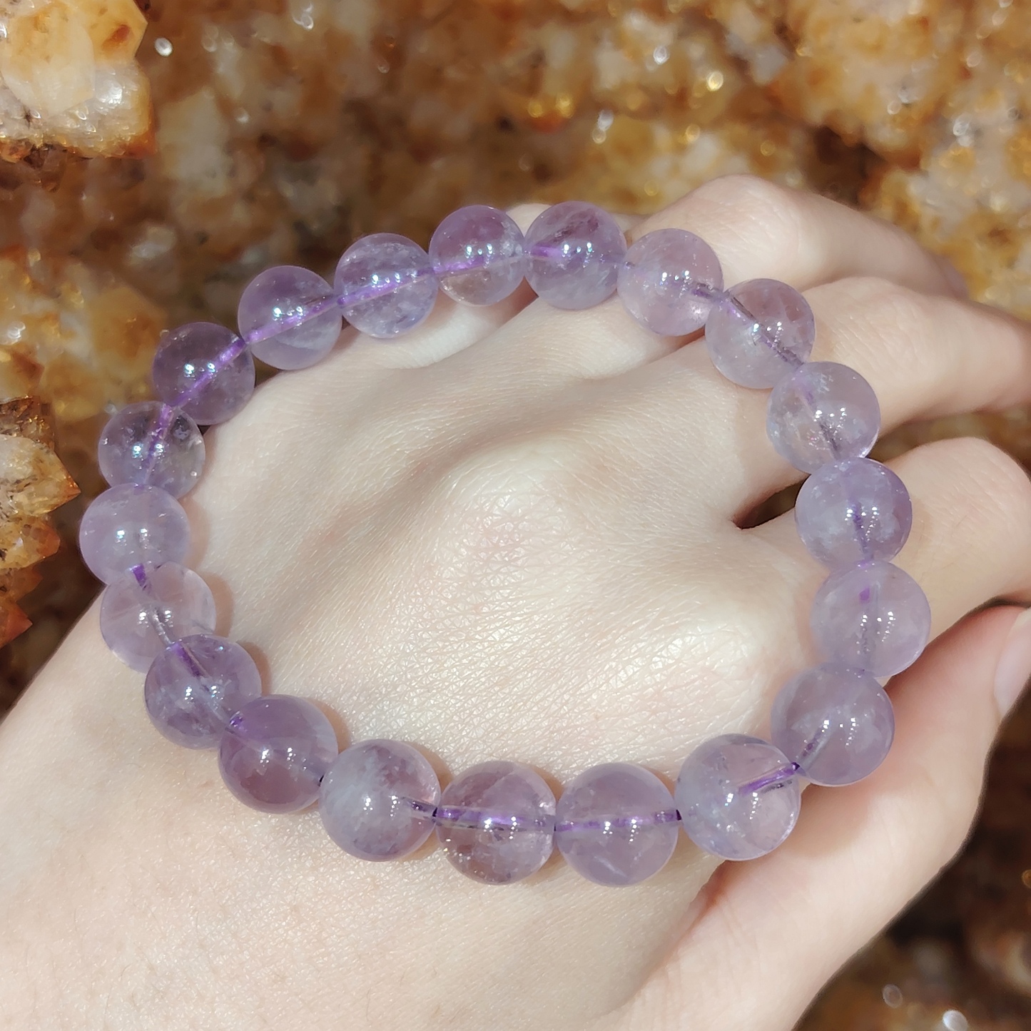 Lavender Amethyst Bracelet