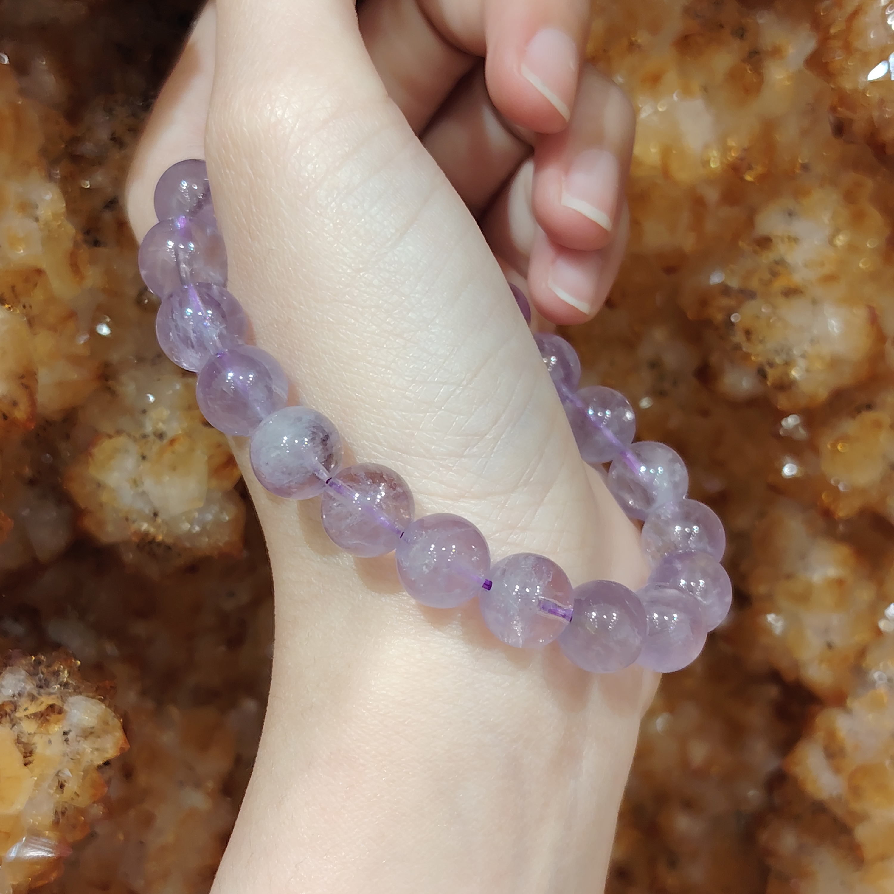 Lavender Amethyst Bracelet