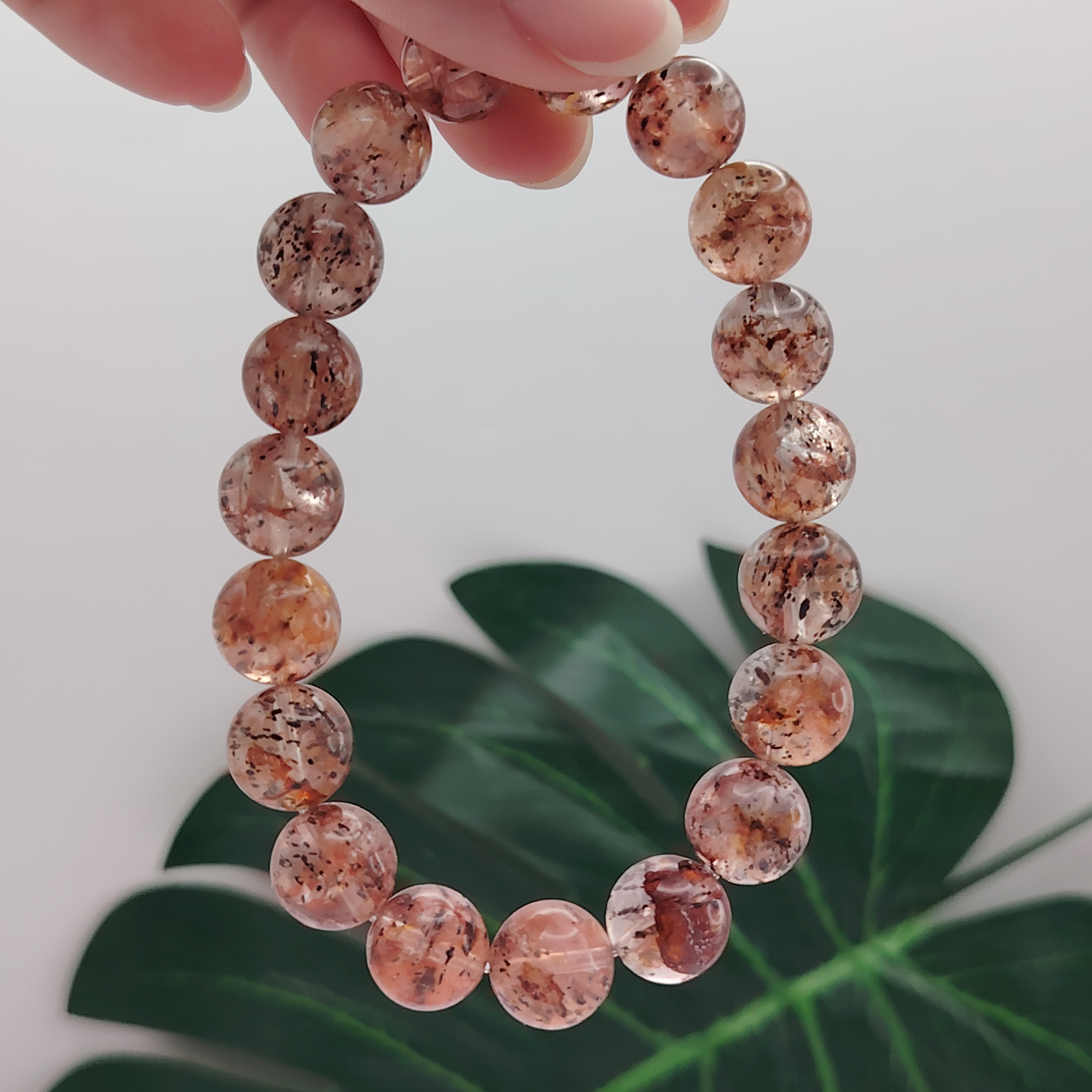 Black Strawberry Super Seven with Hematoid Bracelet
