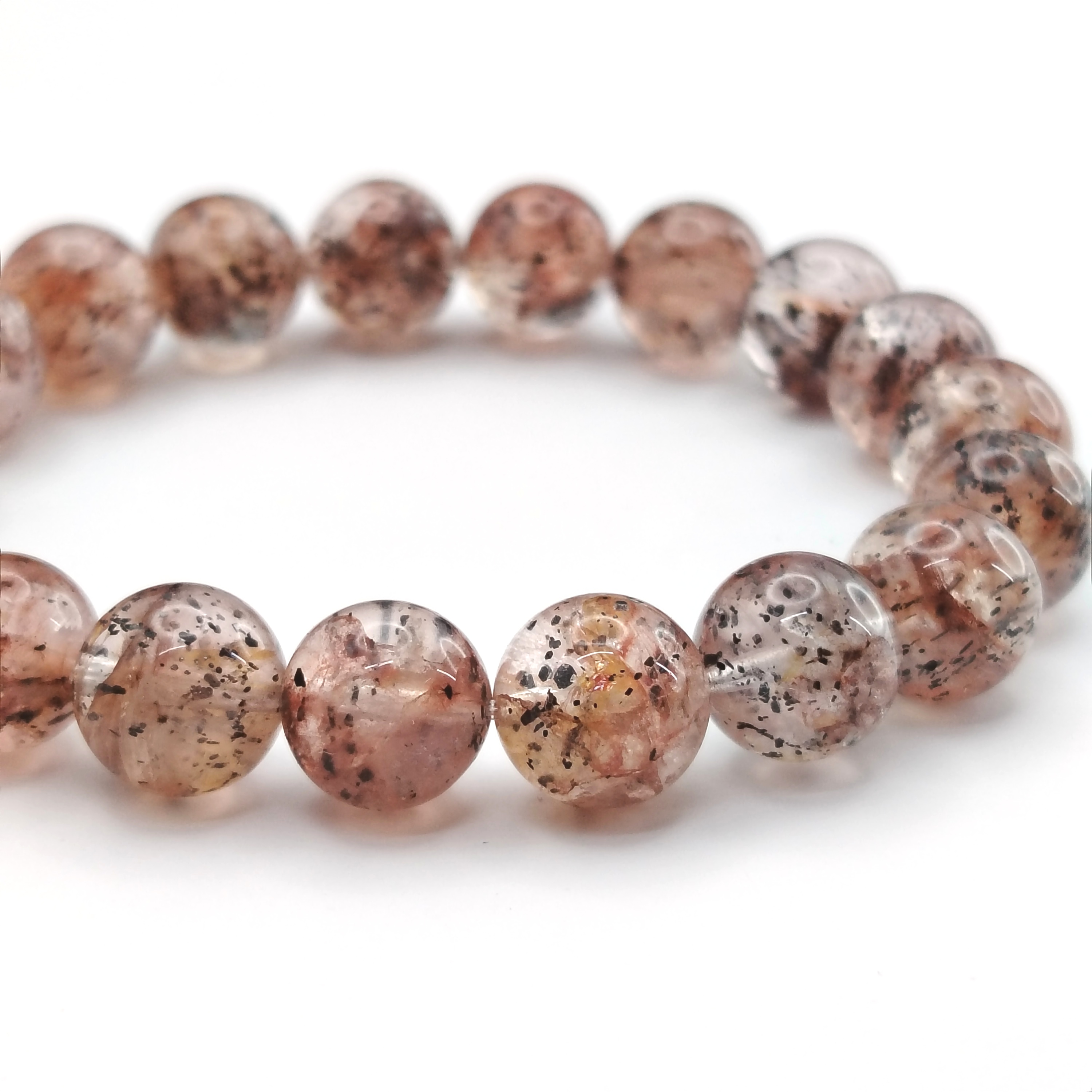 Black Strawberry Super Seven with Hematoid Bracelet