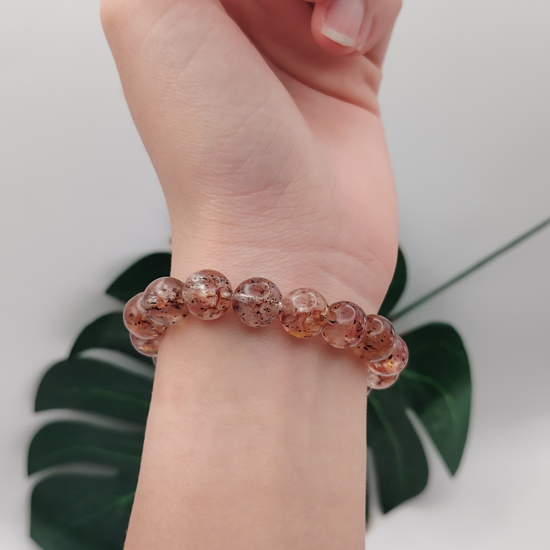 Black Strawberry Super Seven with Hematoid Bracelet