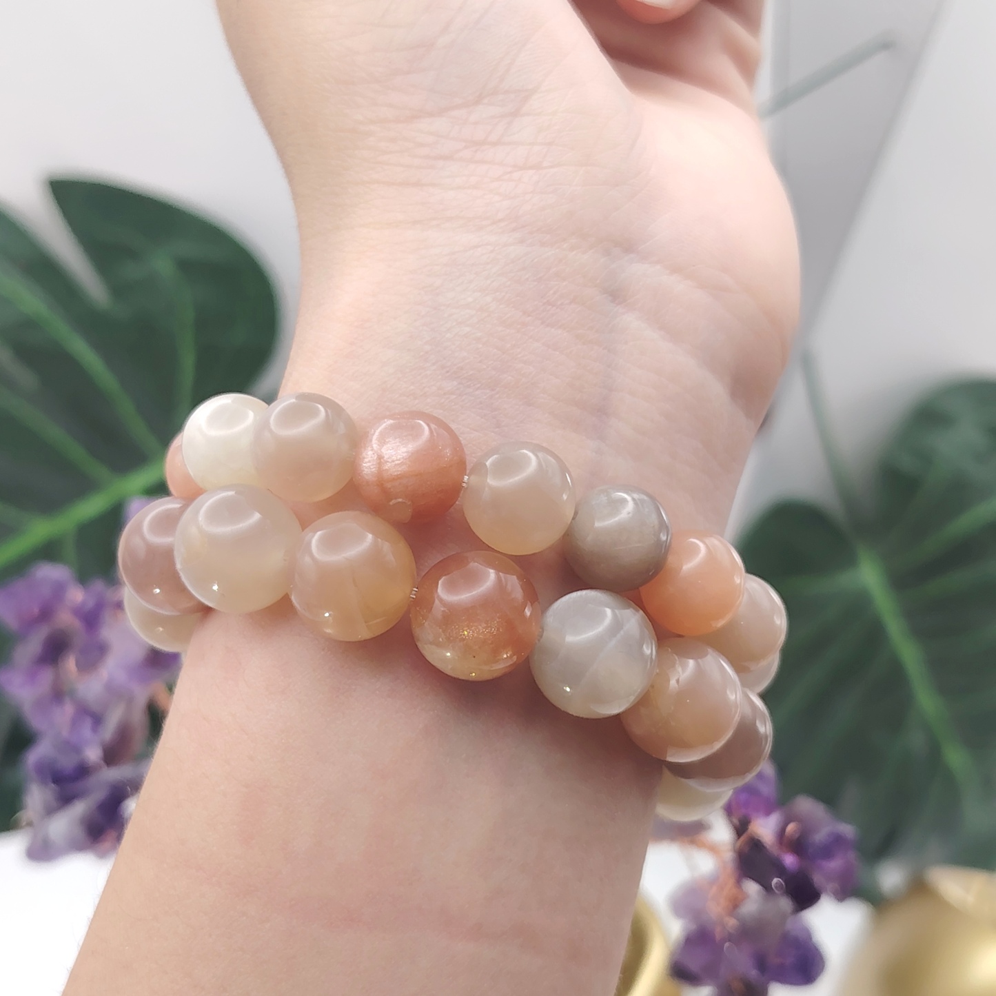 Mixed Moonstone Bracelet