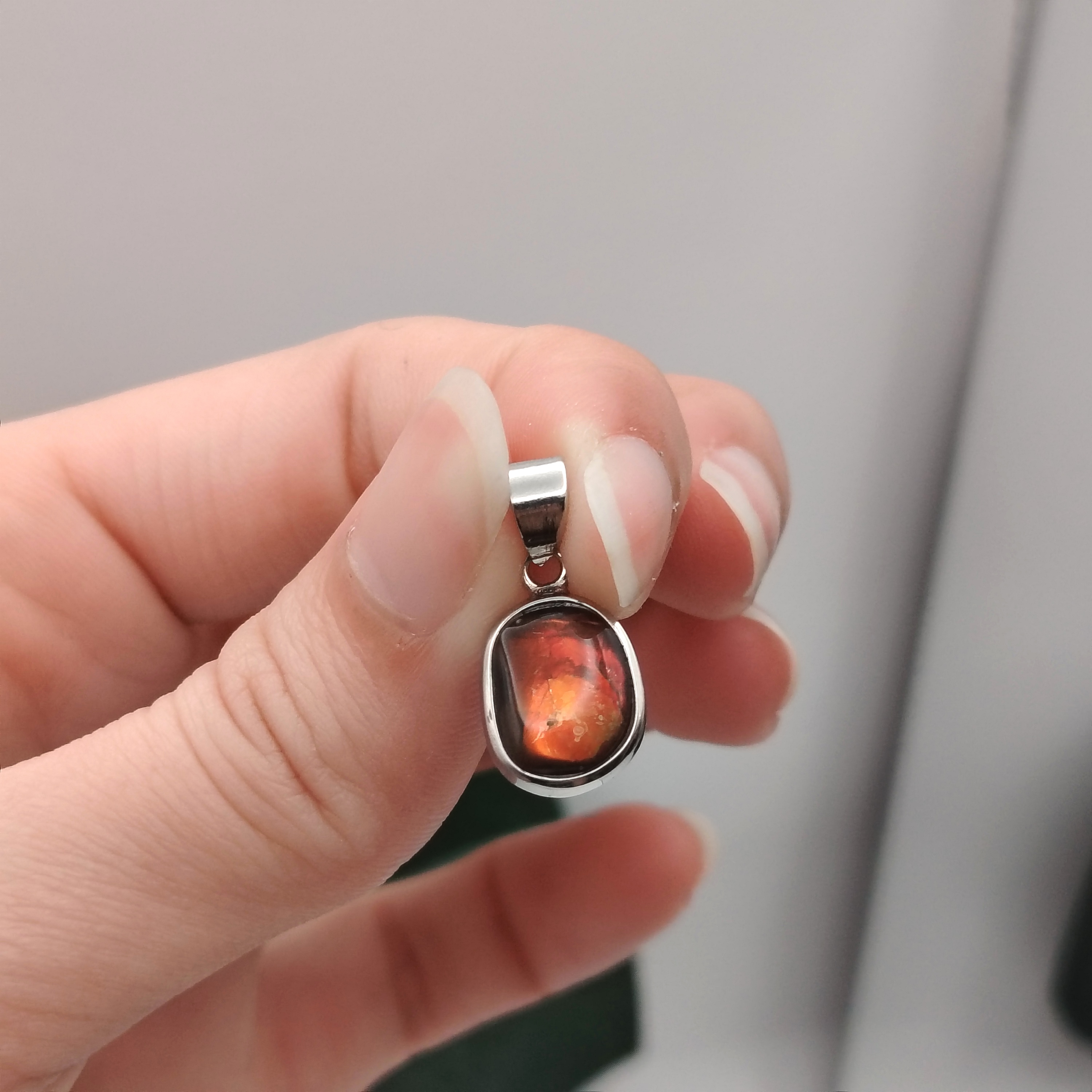 Canada Ammolite Free Shape Pendant