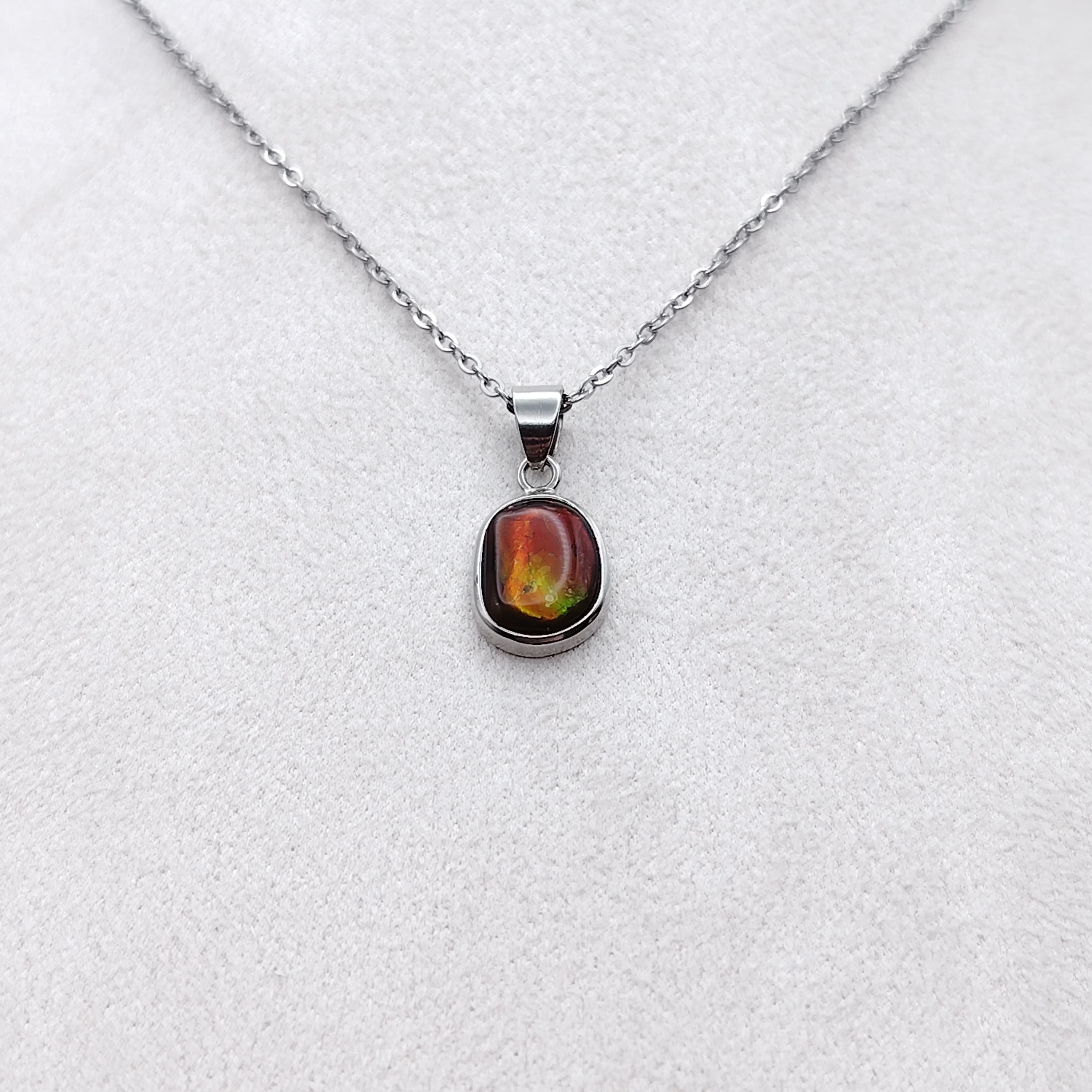 Canada Ammolite Free Shape Pendant