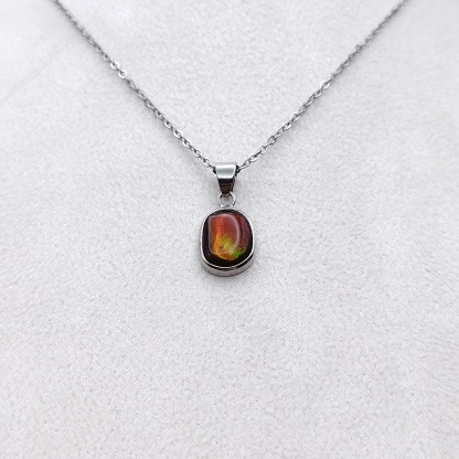 Canada Ammolite Free Shape Pendant