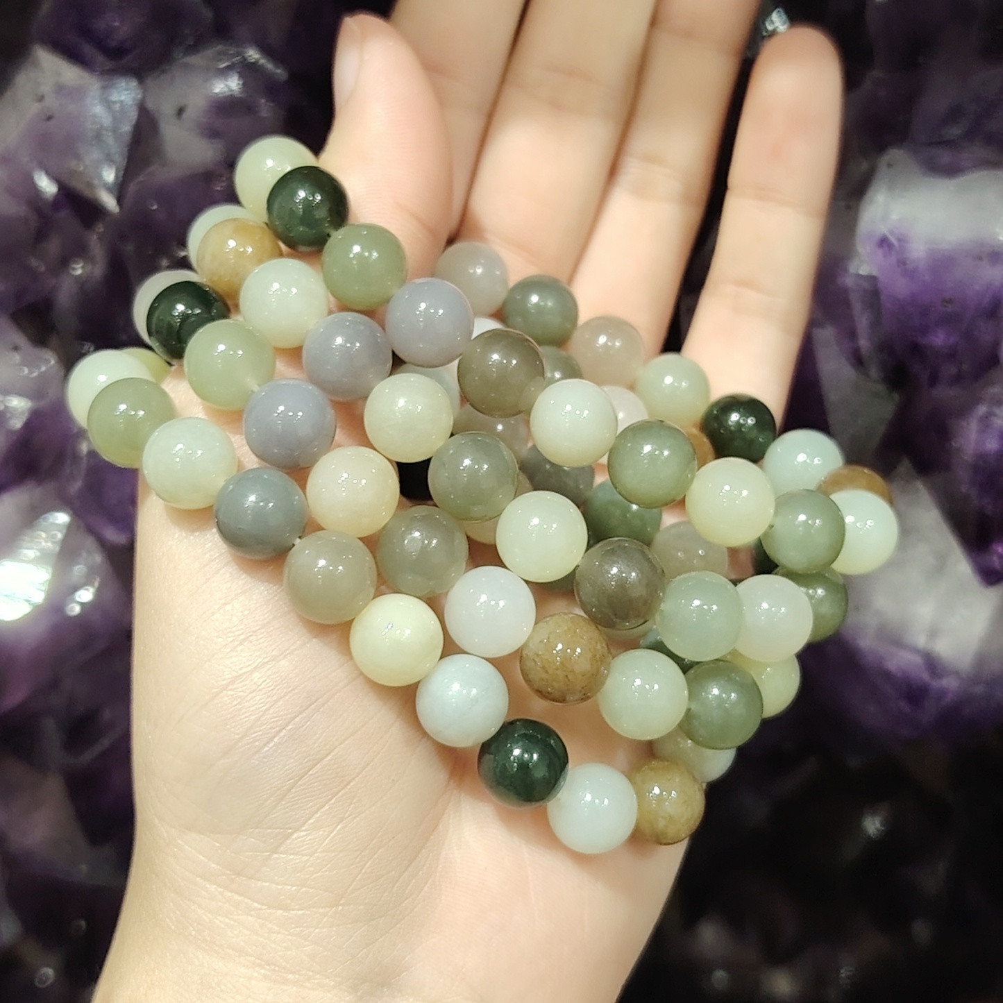Mix Hetian Jade Bracelet