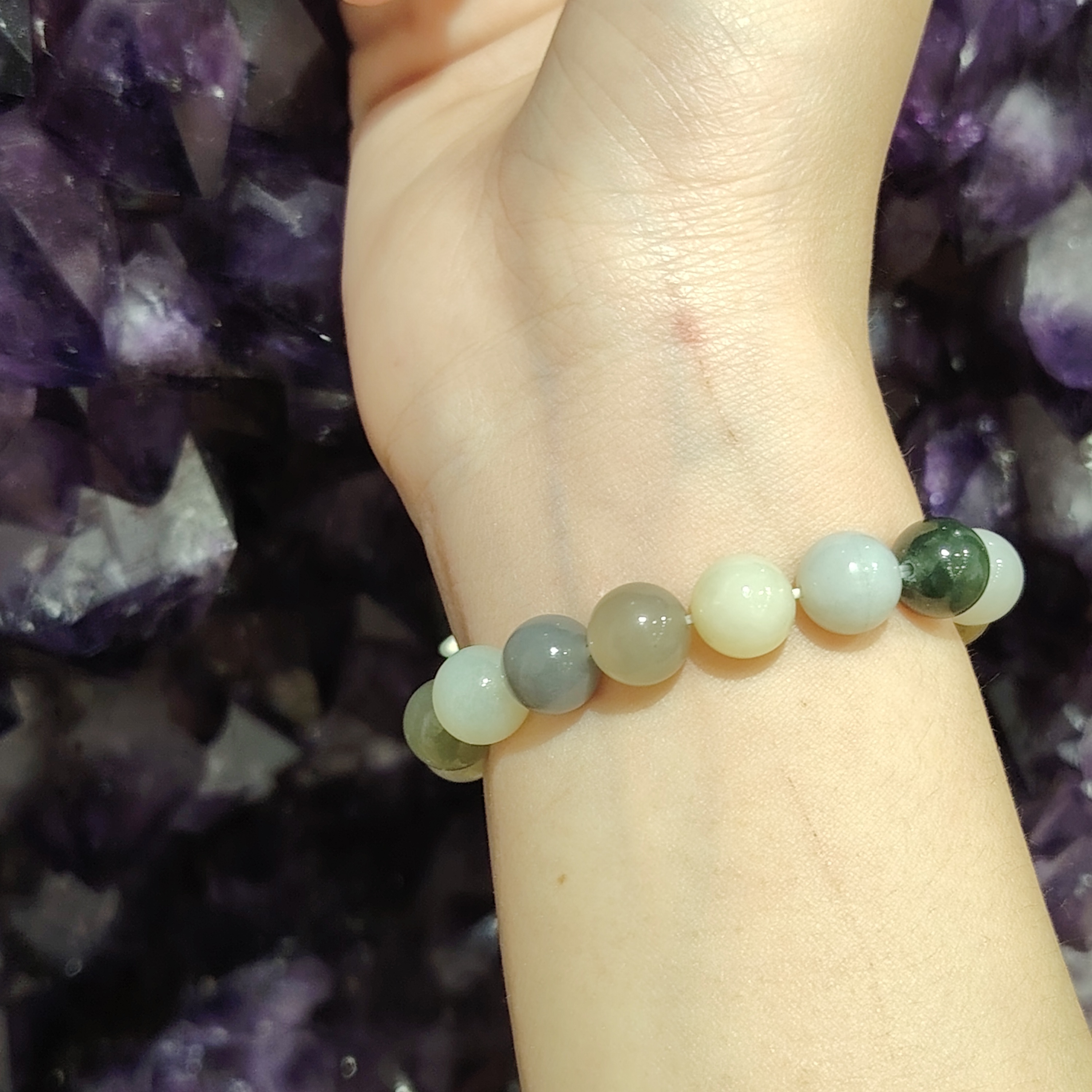 Mix Hetian Jade Bracelet