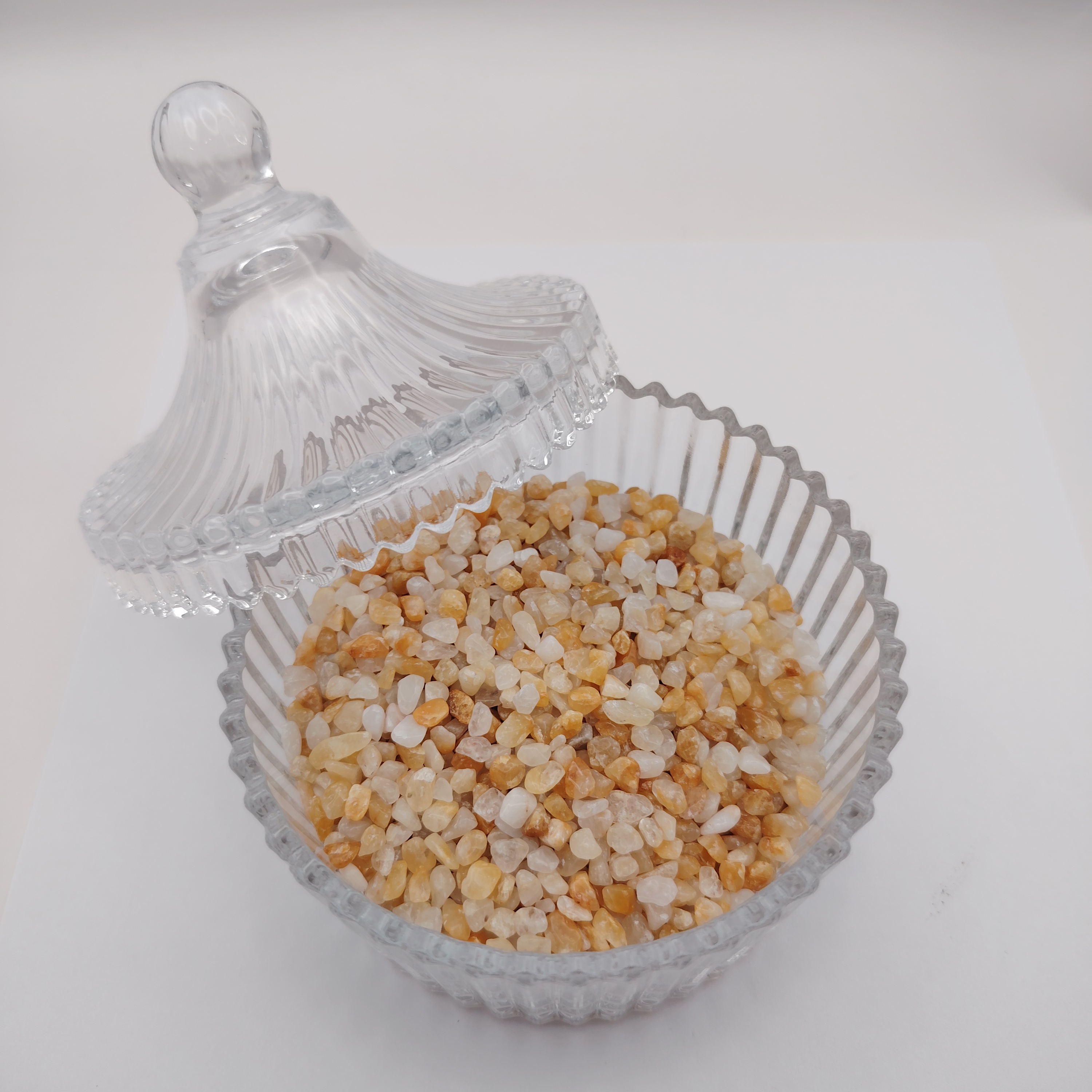 Crystal Canister + Yellow Jasper Chip