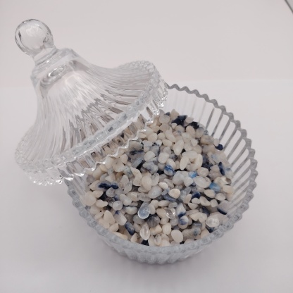 Crystal Canister + Dumortierite Chip