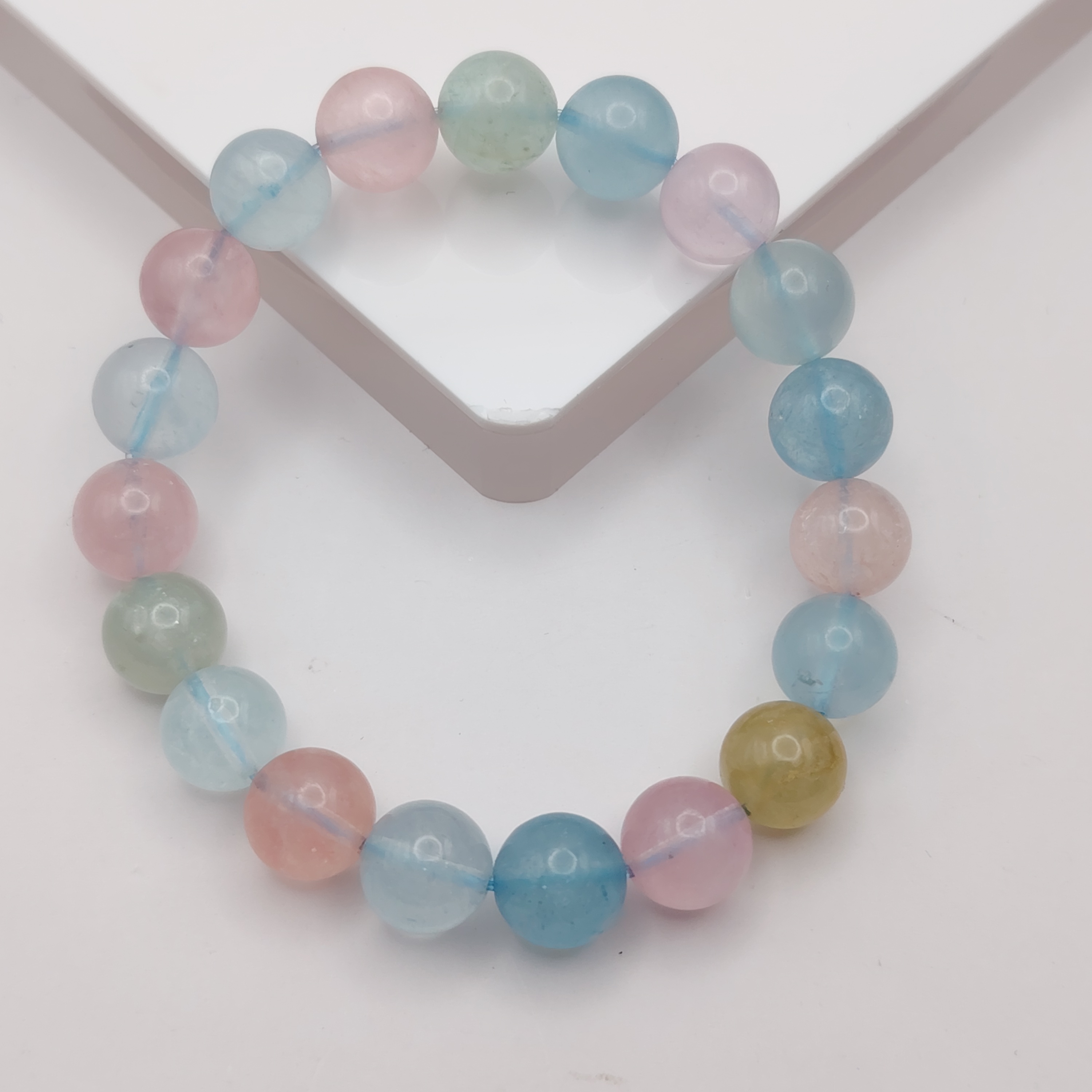 Iced Morganite Bracelet 