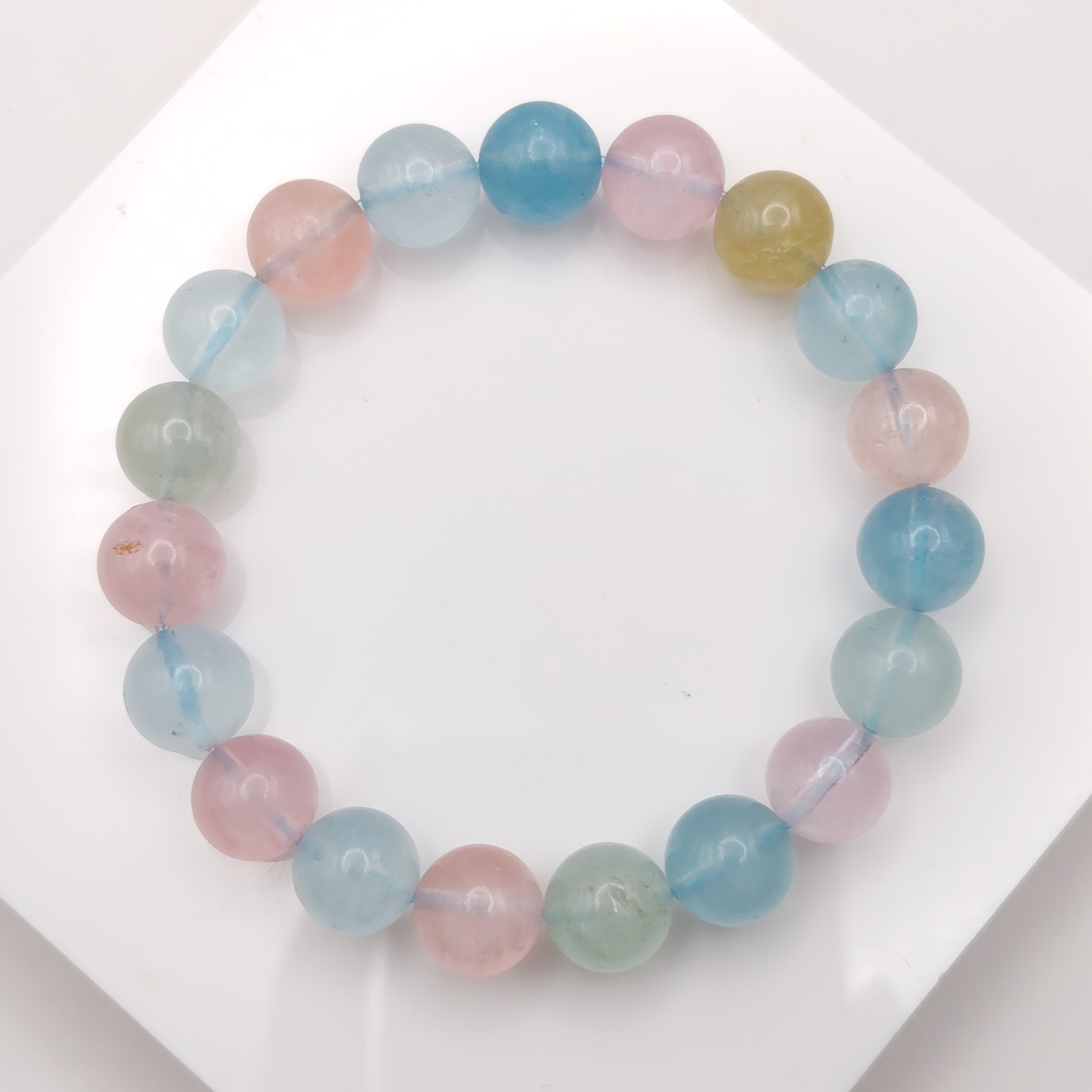 Iced Morganite Bracelet 