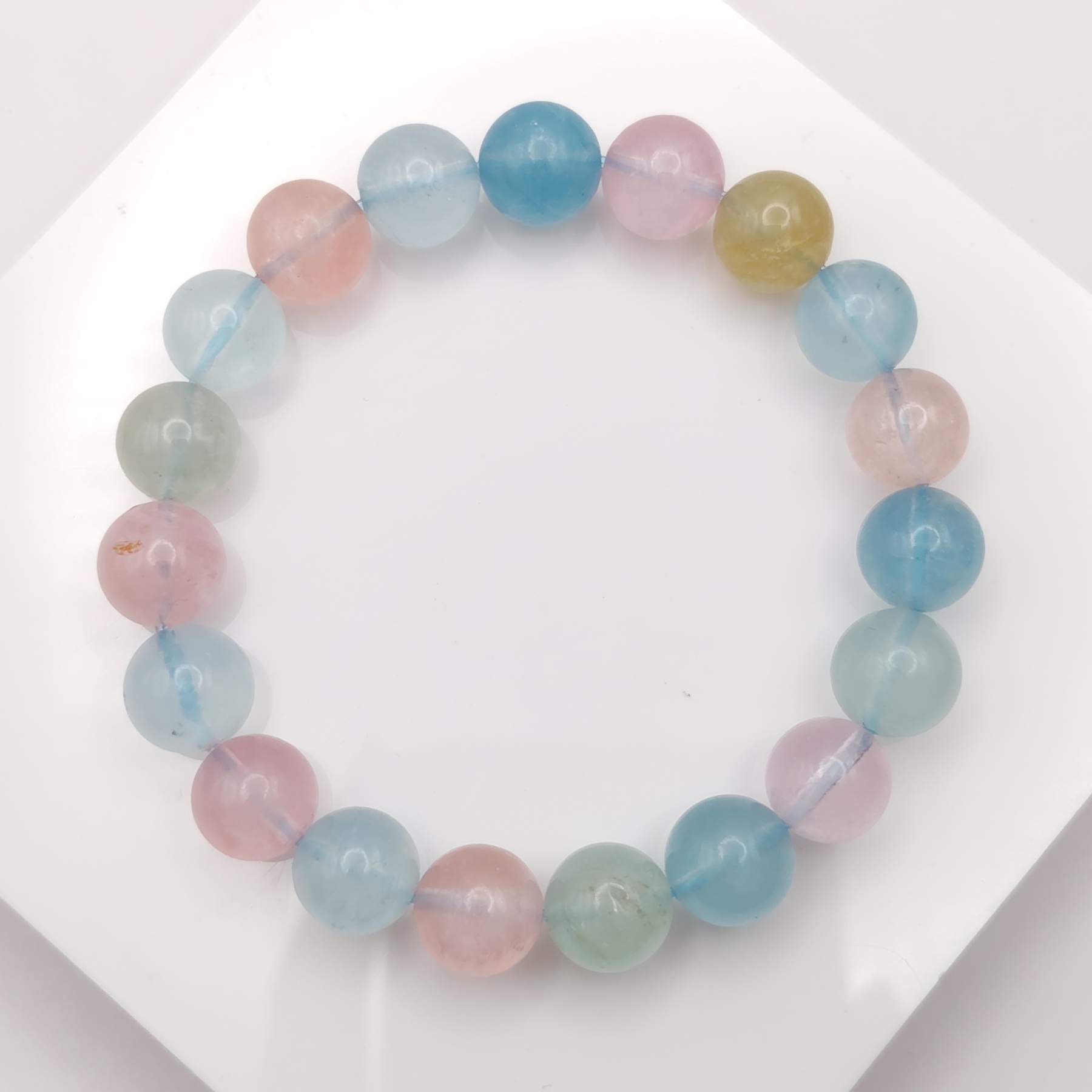 Iced Morganite Bracelet 