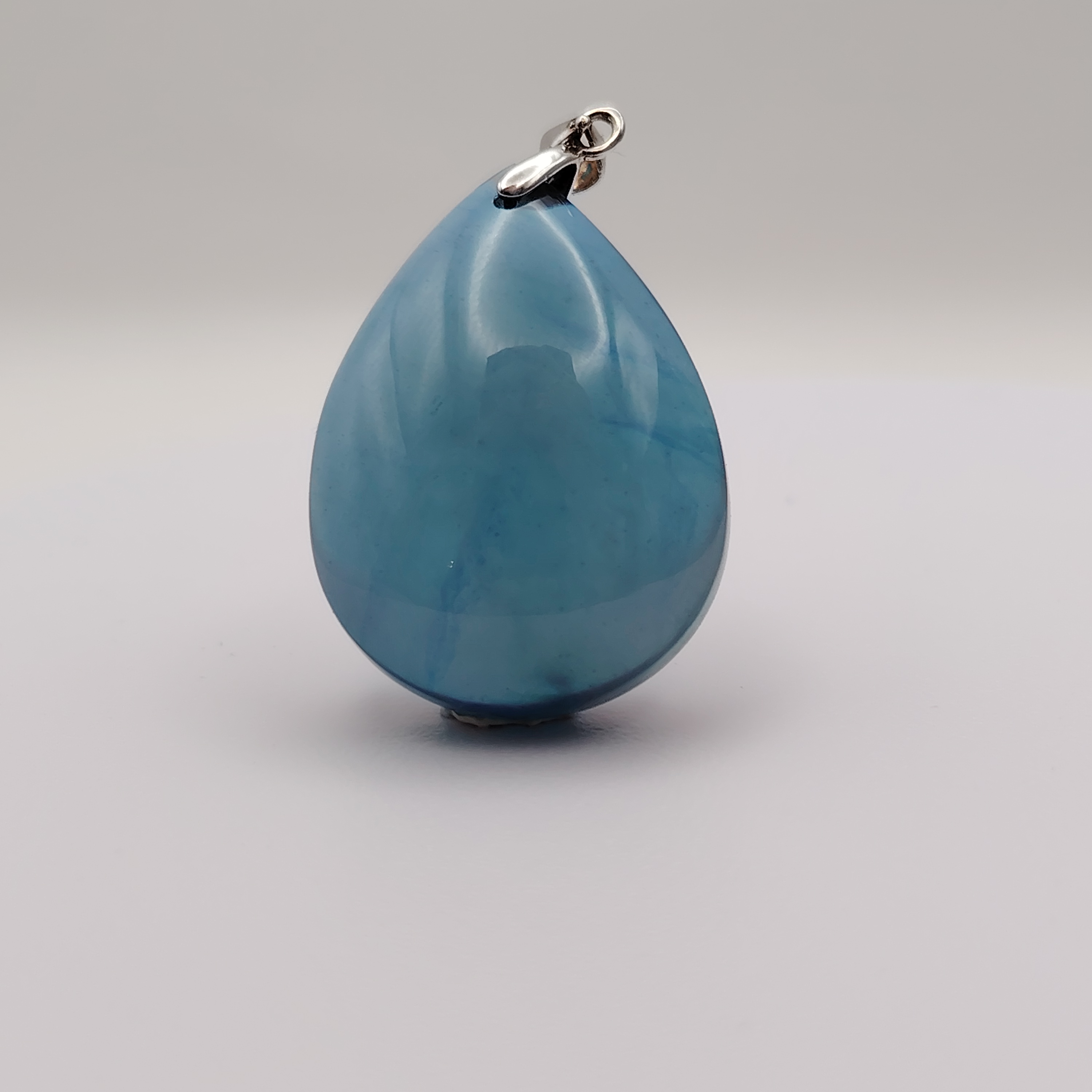 Superior Devil Aquamarine Water Drop Pendant