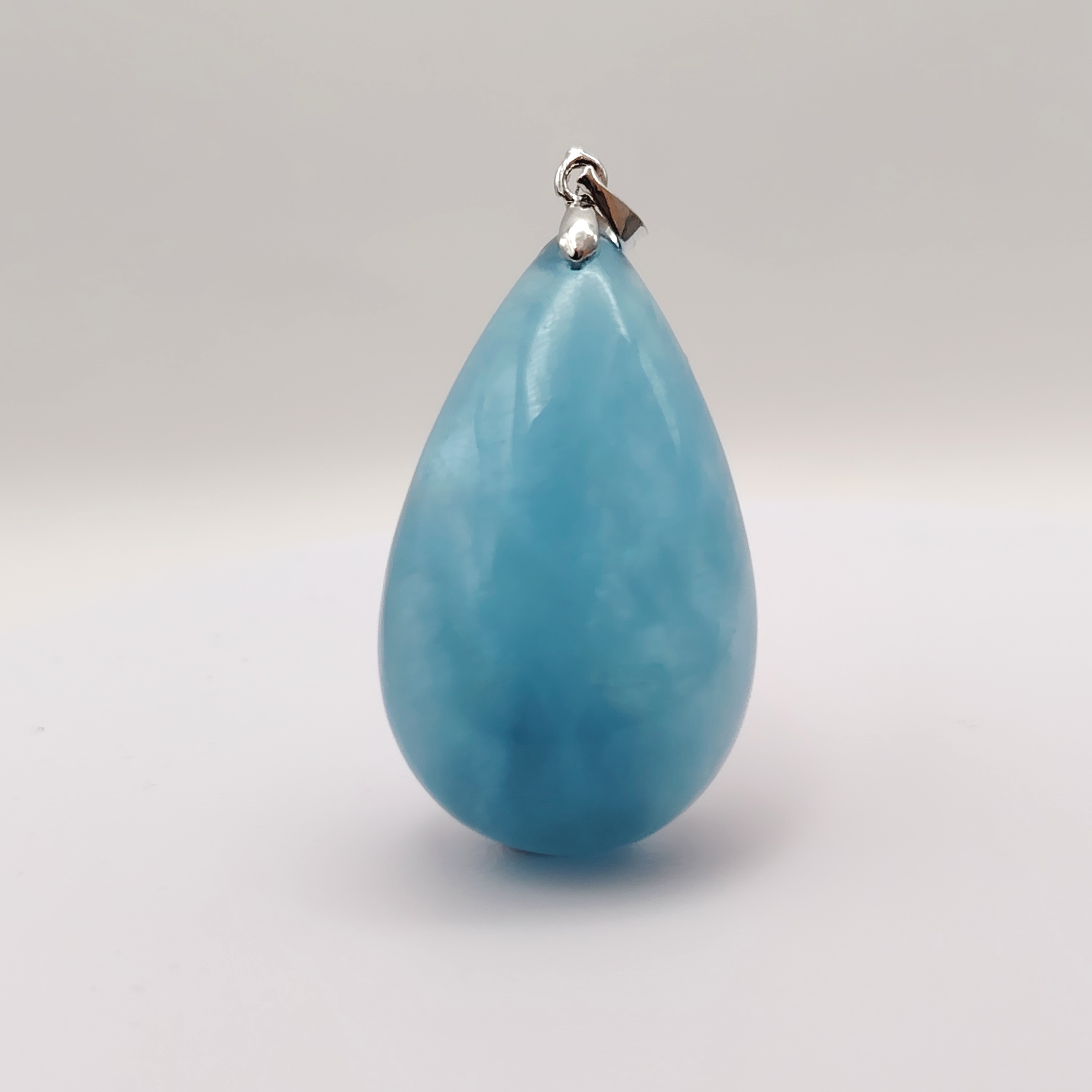 Aquamarine Water Drop Pendent