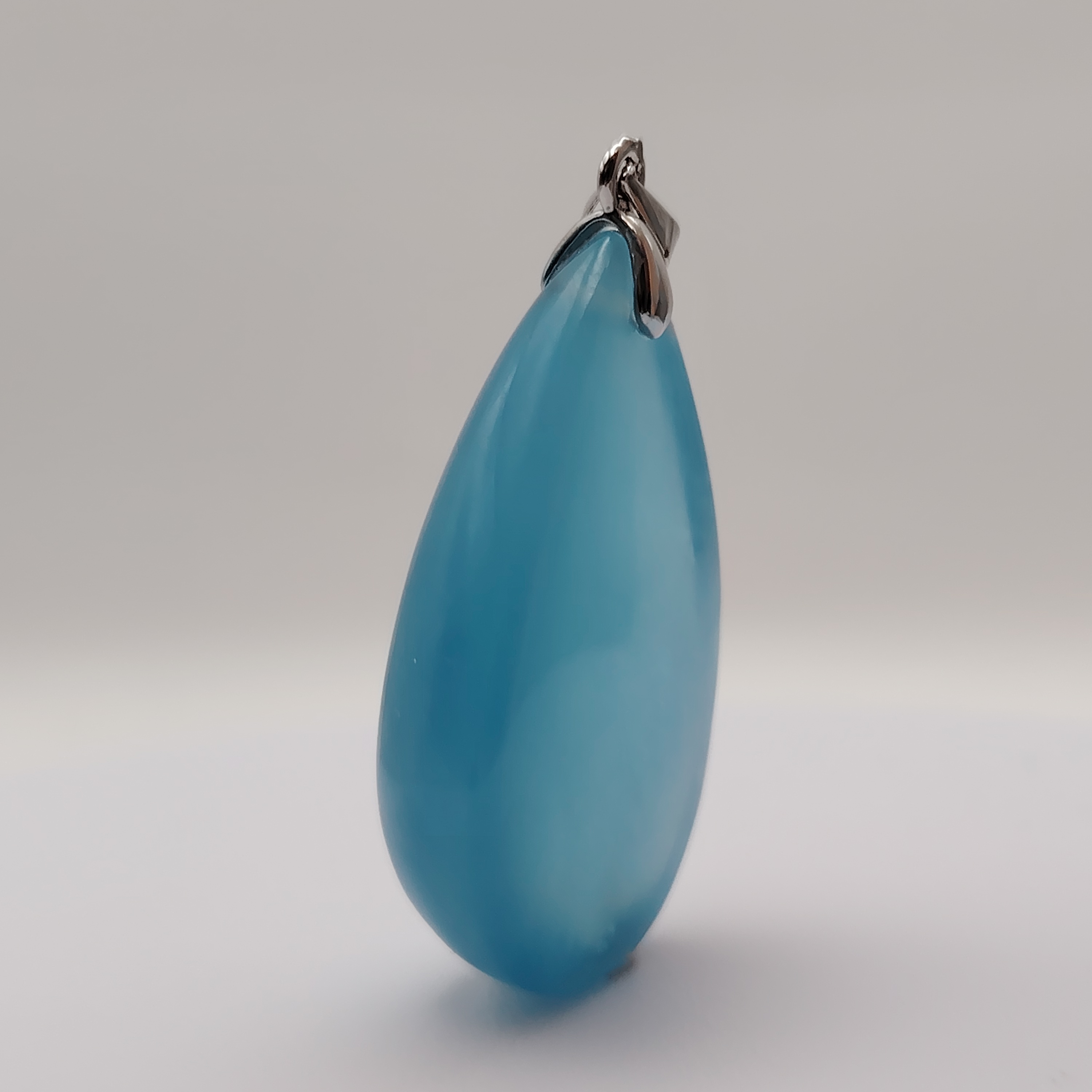 Aquamarine Water Drop Pendent