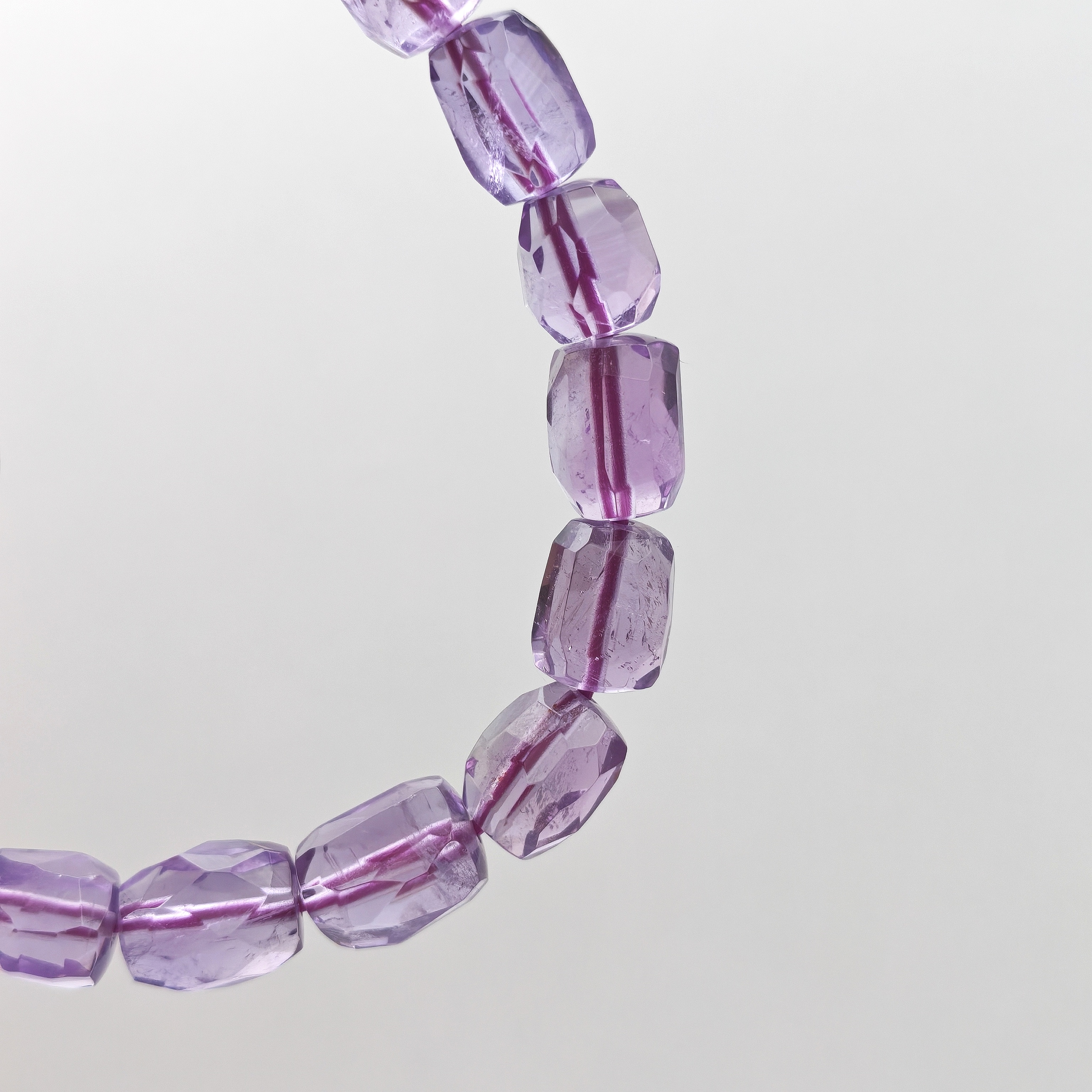High Grade Amethyst Free Shape Bracelet