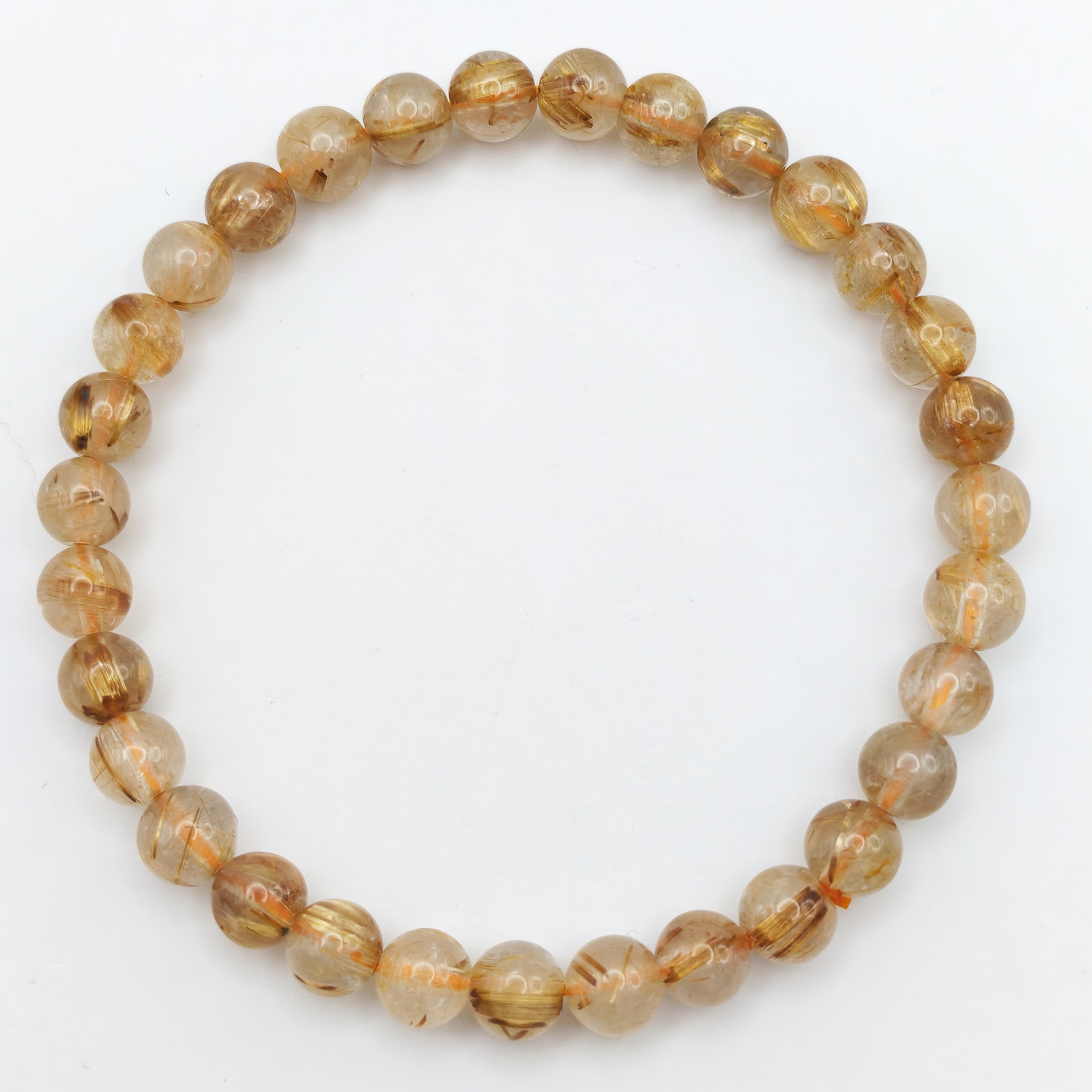 Gold Rutilated Bracelet
