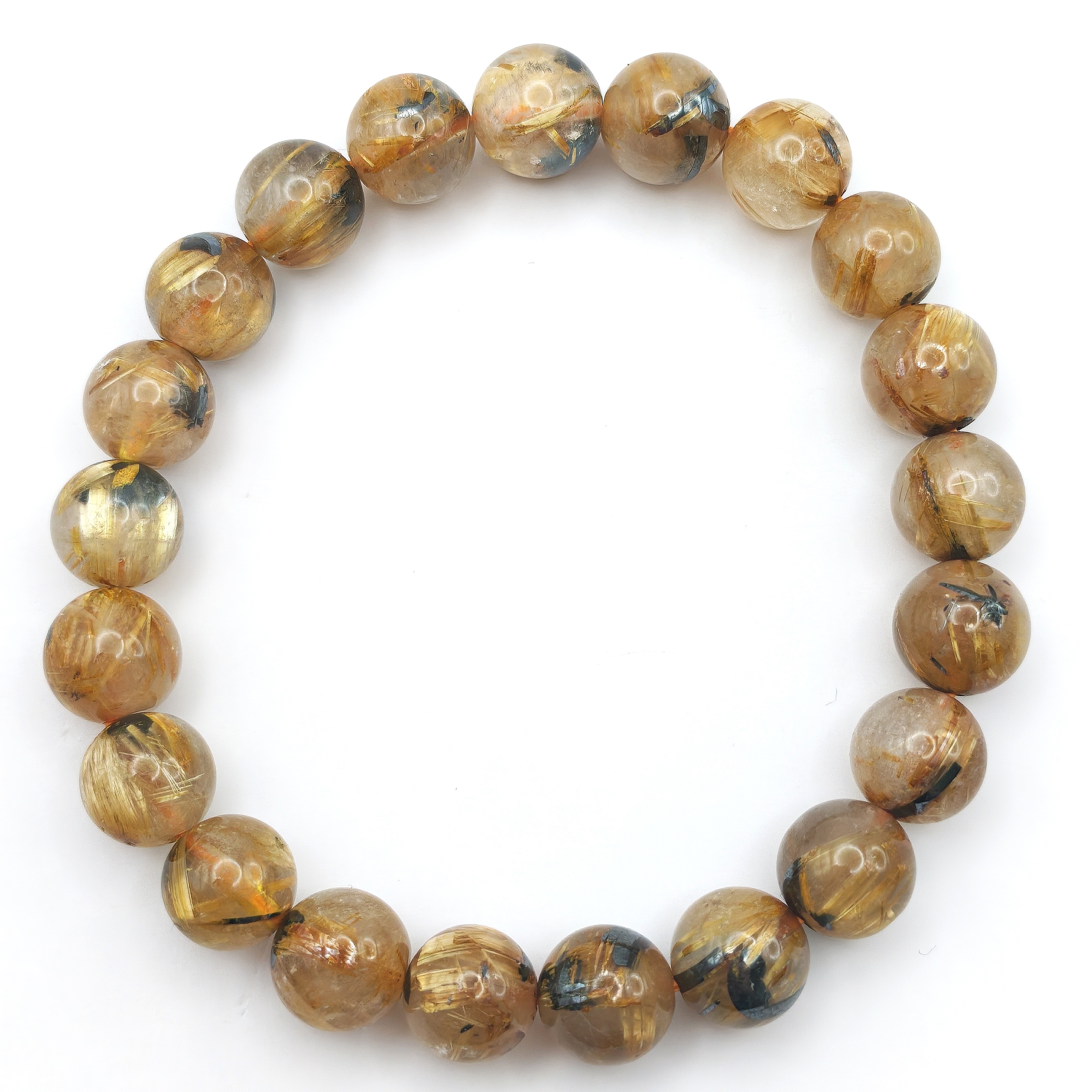 High Grade Golden Rutilated Bracelet