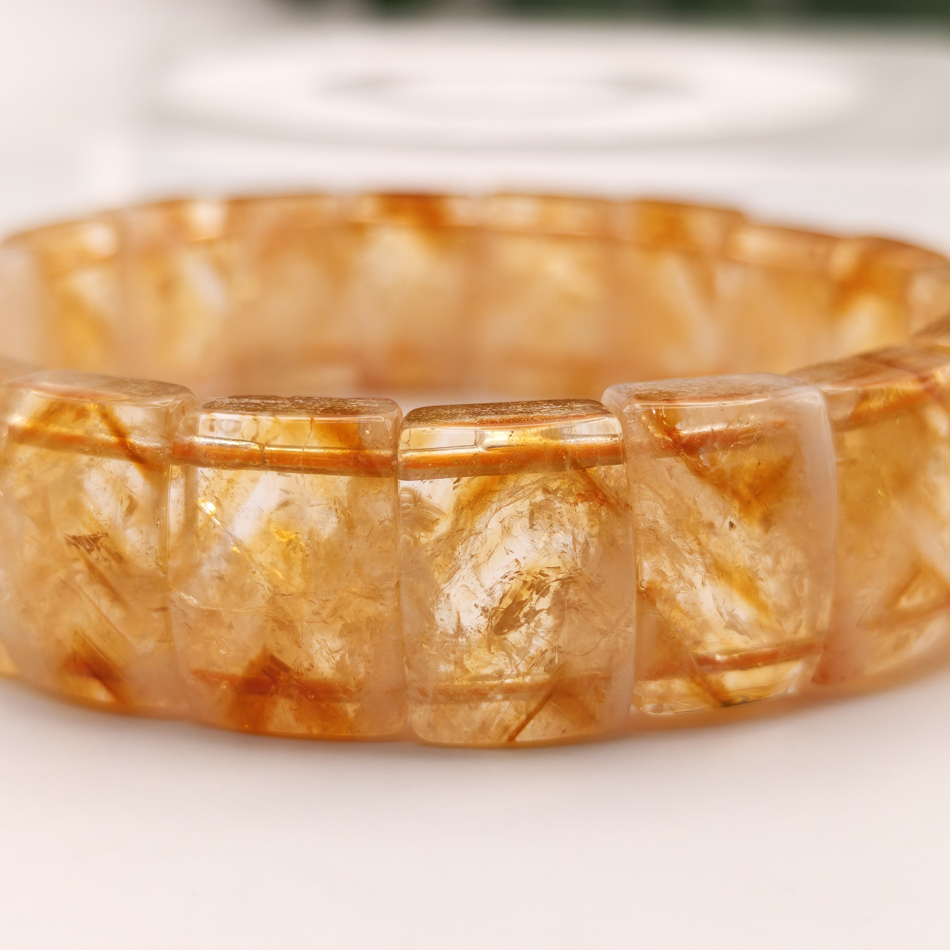 Citrine Flat Bracelet
