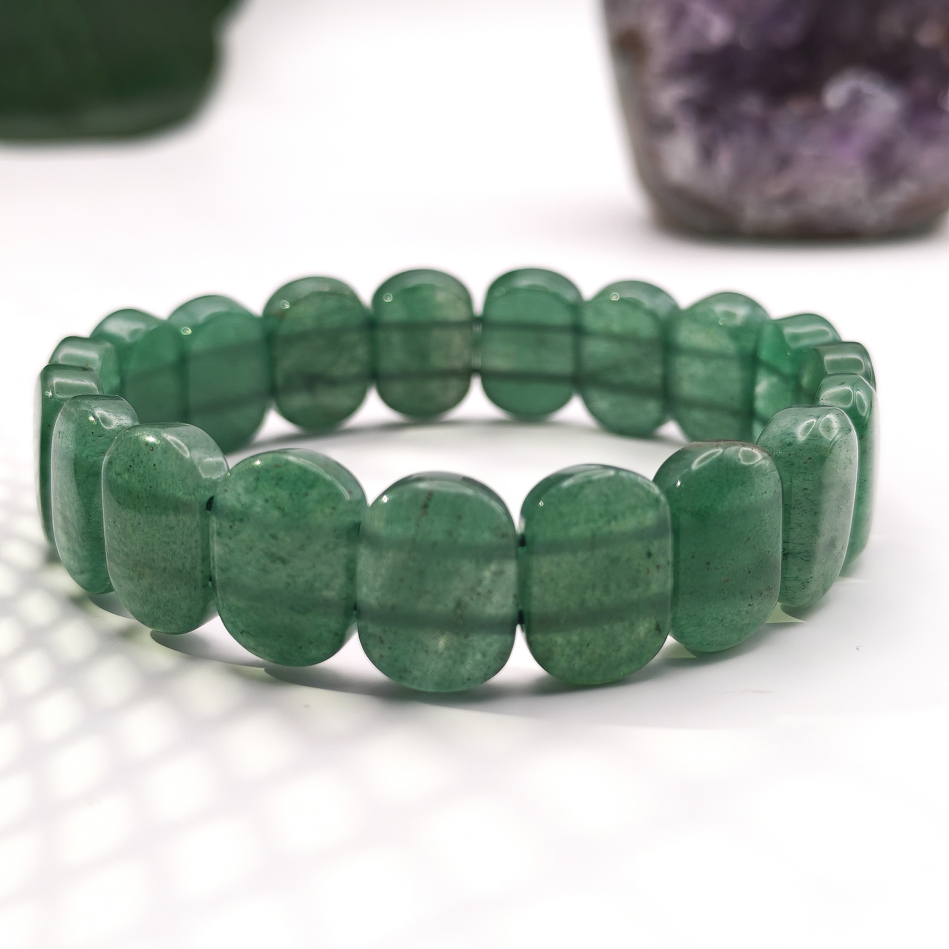 Aventurine Flat Braceelet