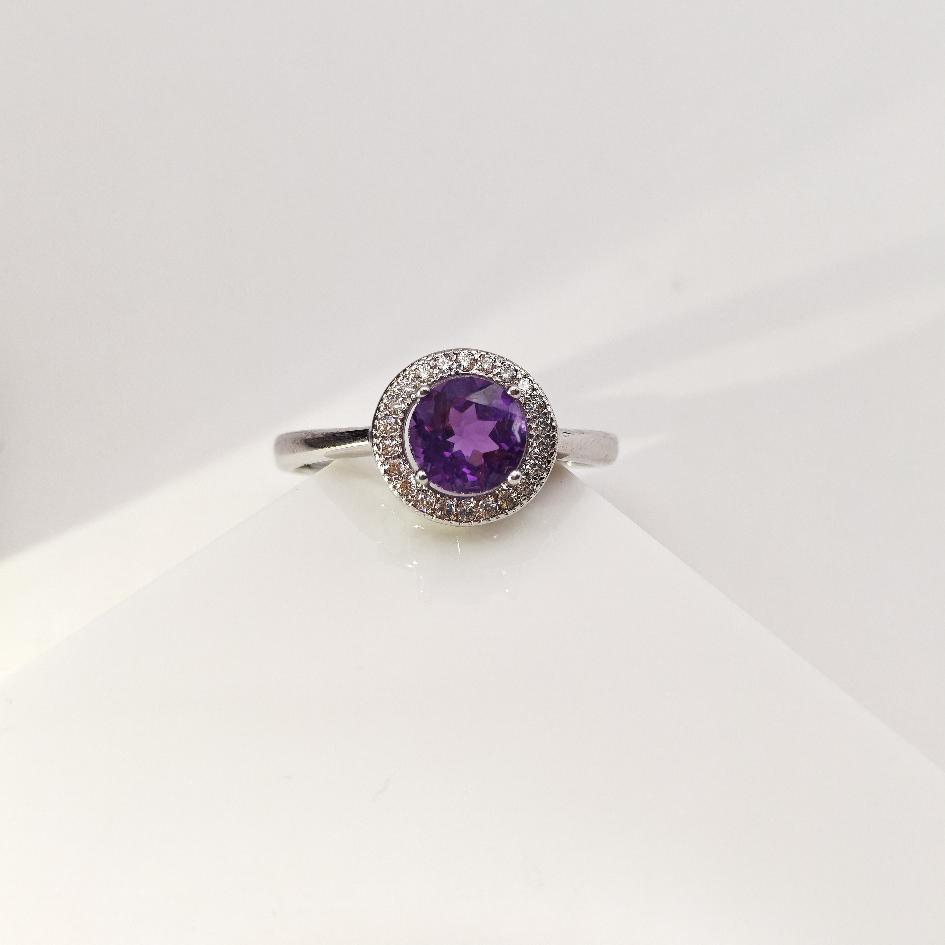 Amethyst Ring Free Size