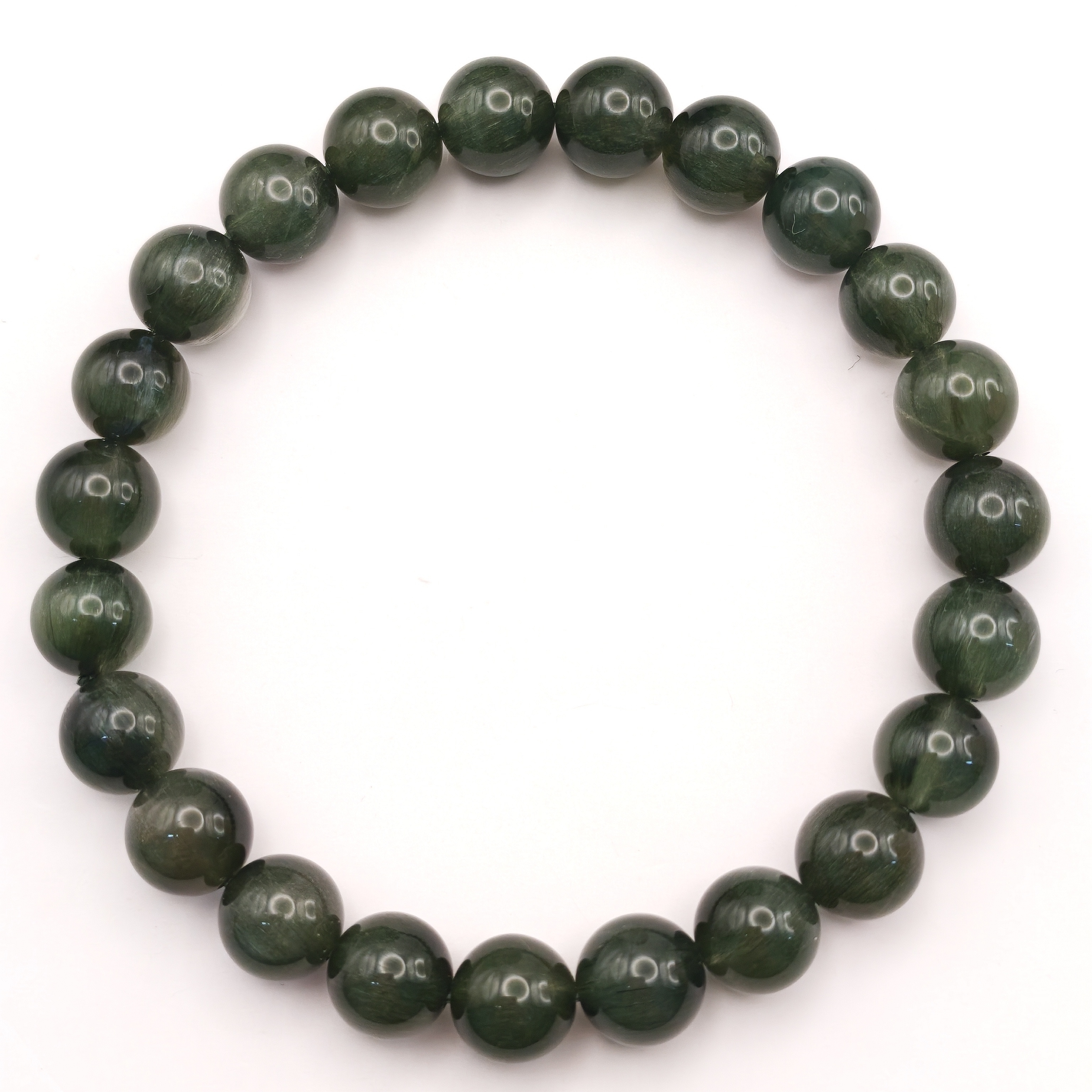Superior Green Rutilated Bracelet