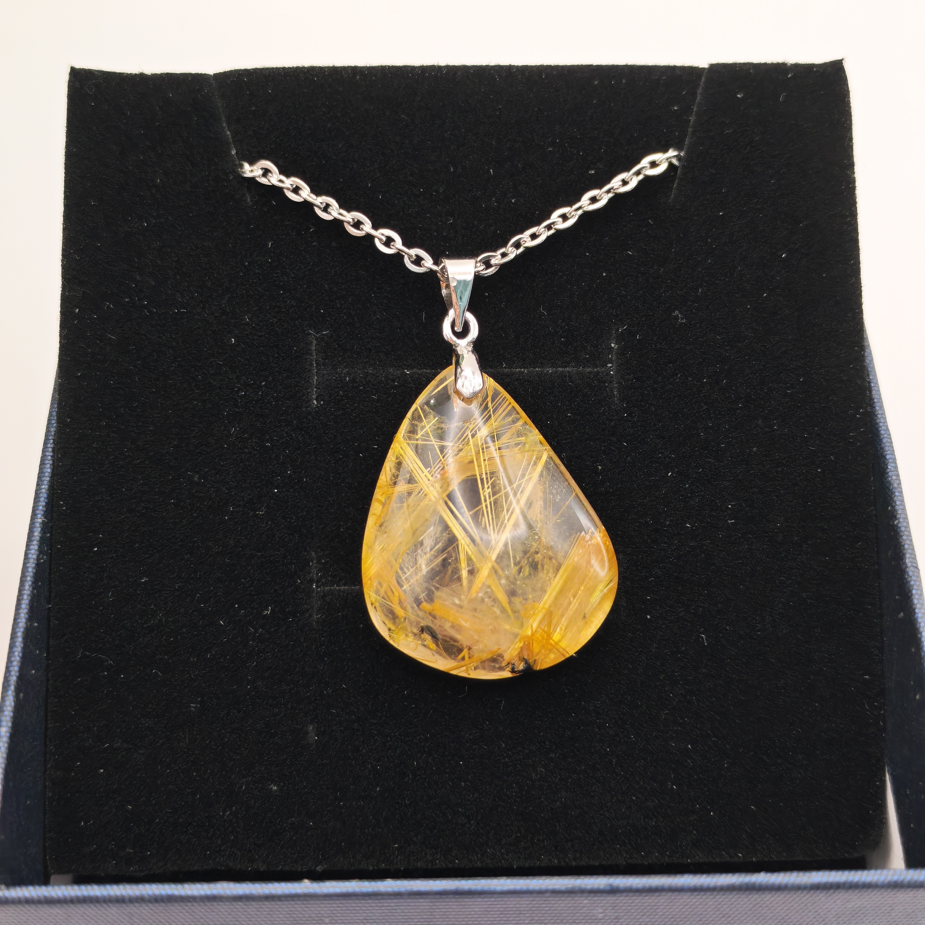 Golden Rutilated Pendant