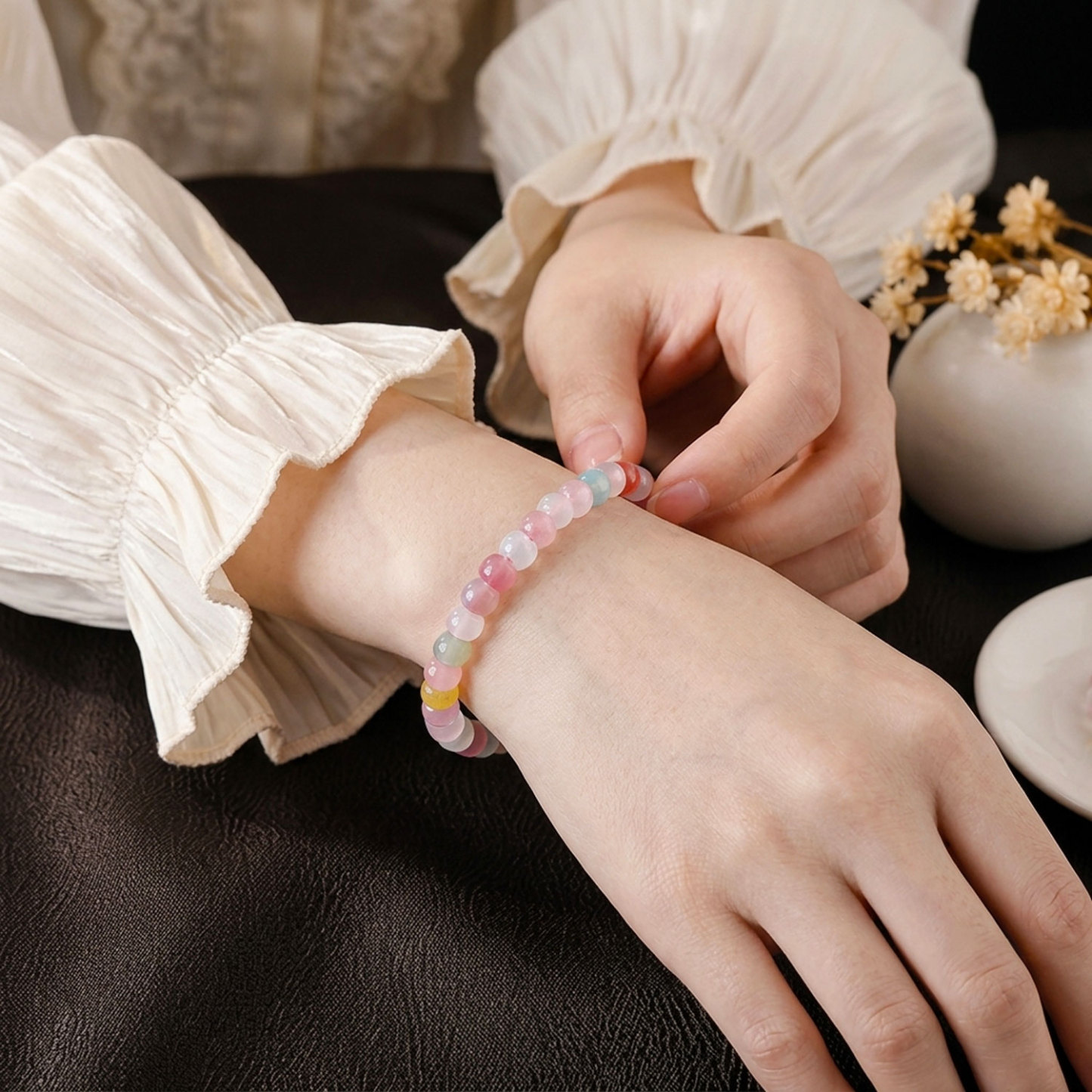 6 Aug - Yan Yuan Agate Beaded Bracelet