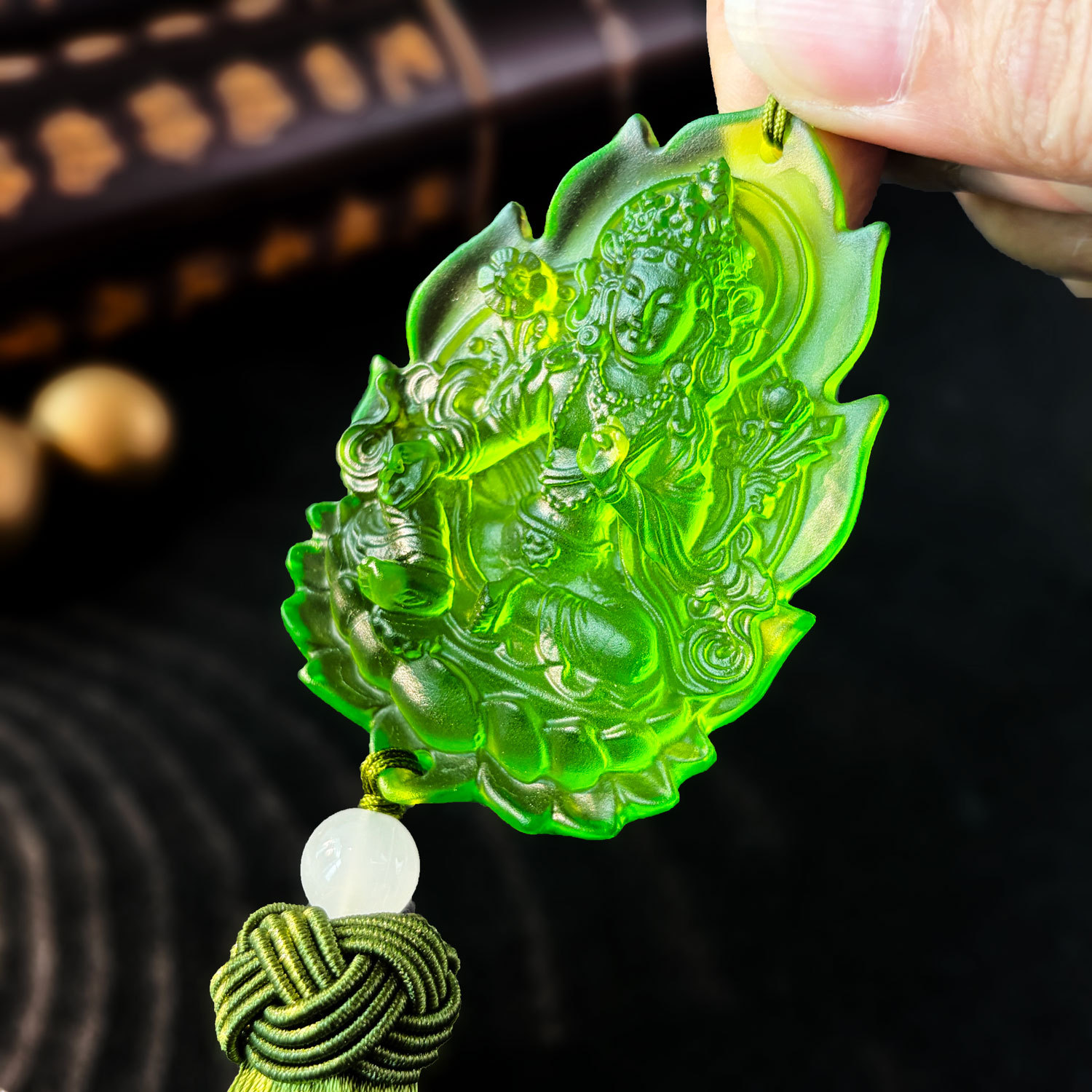 24 Sep - Liu Li Green Tara Charm