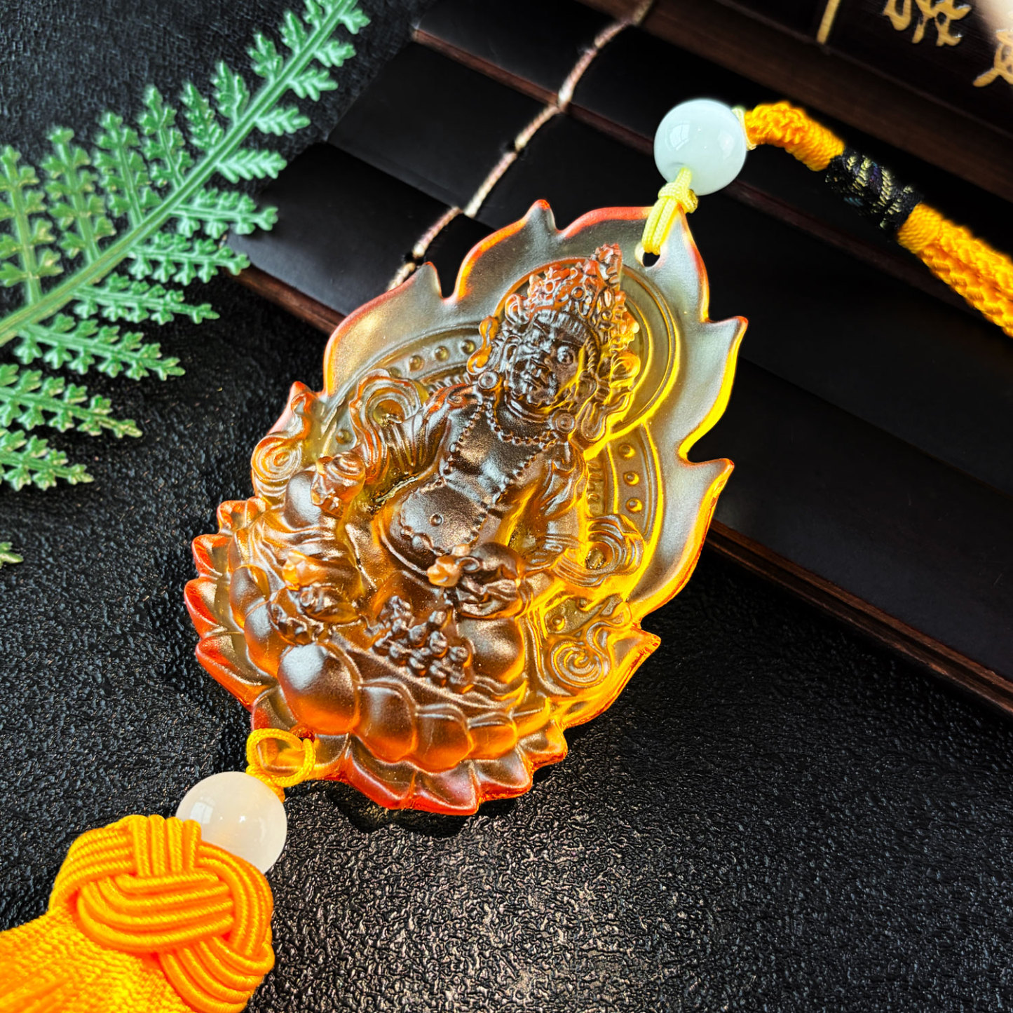 29 Sep - Yellow Liu Li Jambhala Charm
