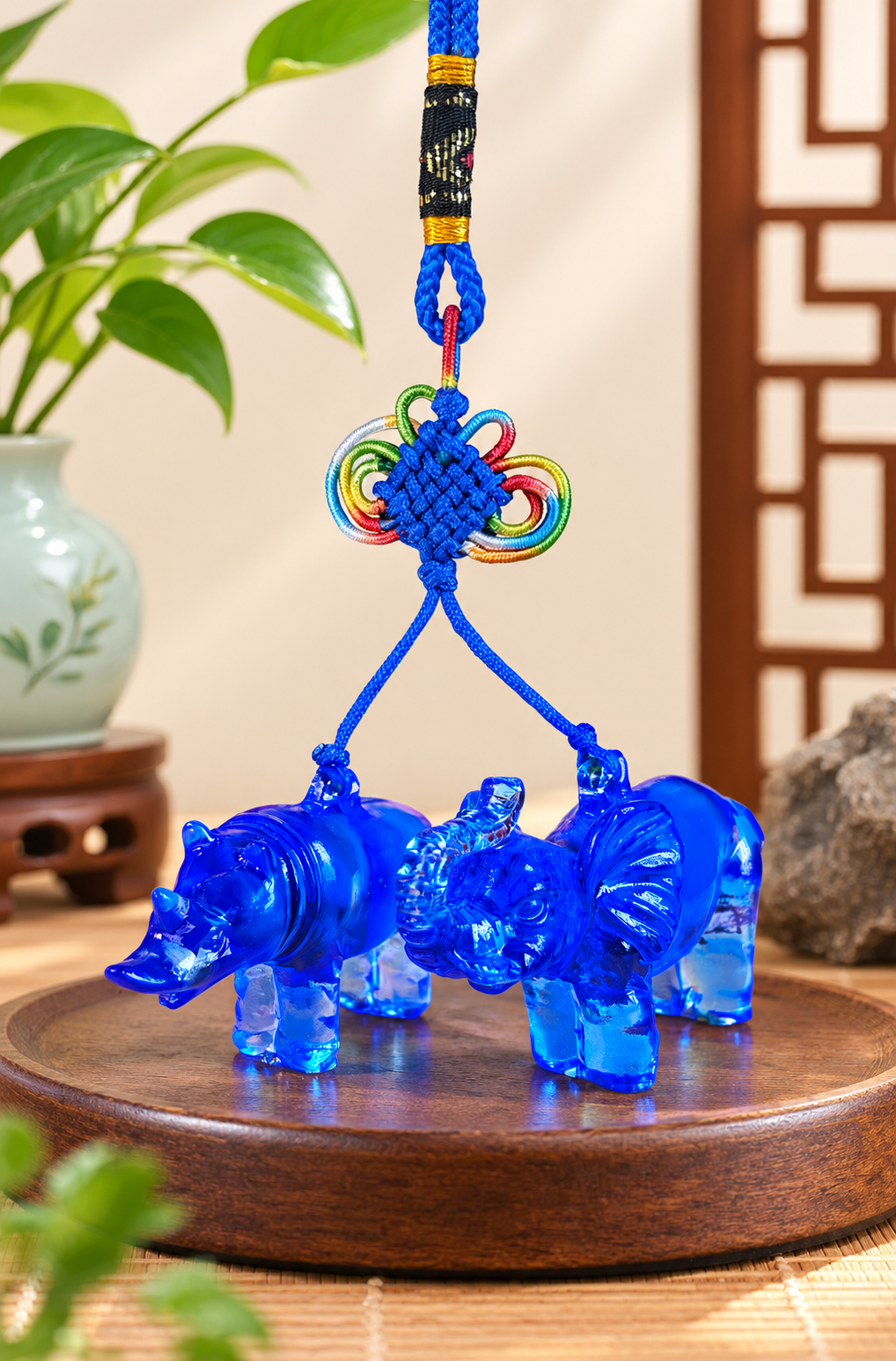 5 Oct - Liu Li Elephant & Rhino Charm