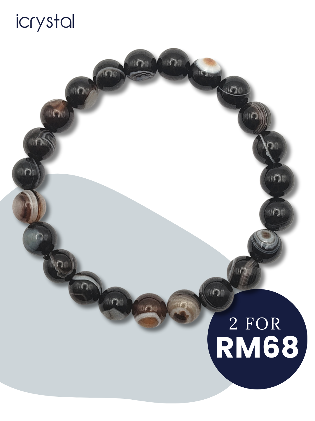 Agate Eyes Bracelet