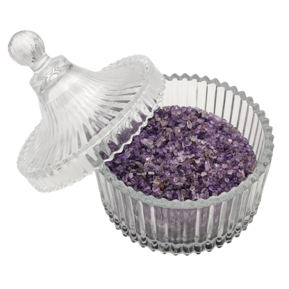 Crystal Canister + Amethyst Chip