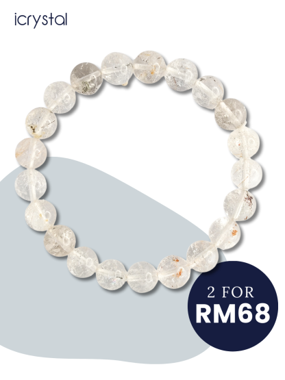 White Azeztulite Bracelet