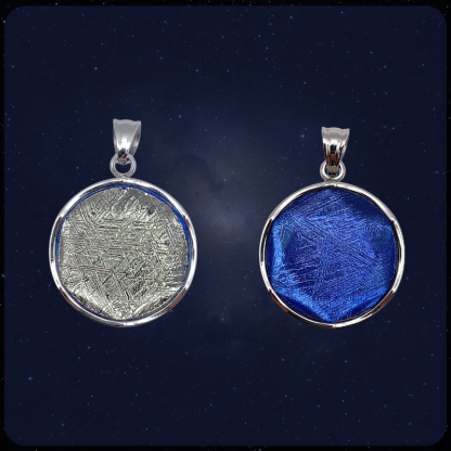 GIBEON METEORITE PENDANT - DUAL FACE