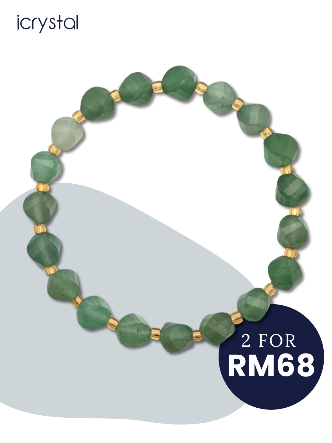 Aventurine S Shape Bracelet