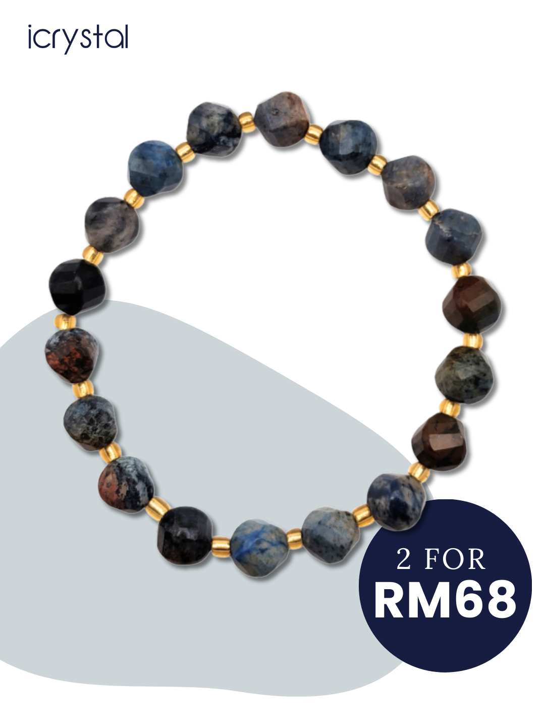 Sodalite S Shape Bracelet
