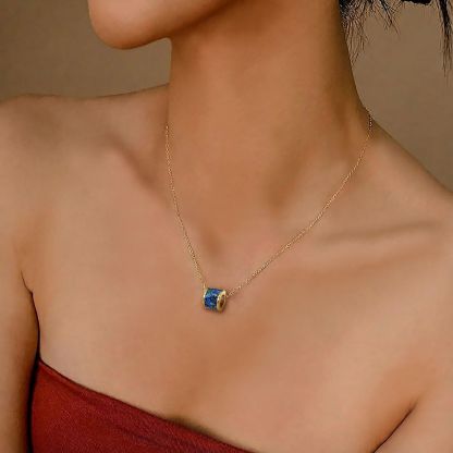 Mixed Ammolite, Opal, Meteorite Cutting Frame Passepatout