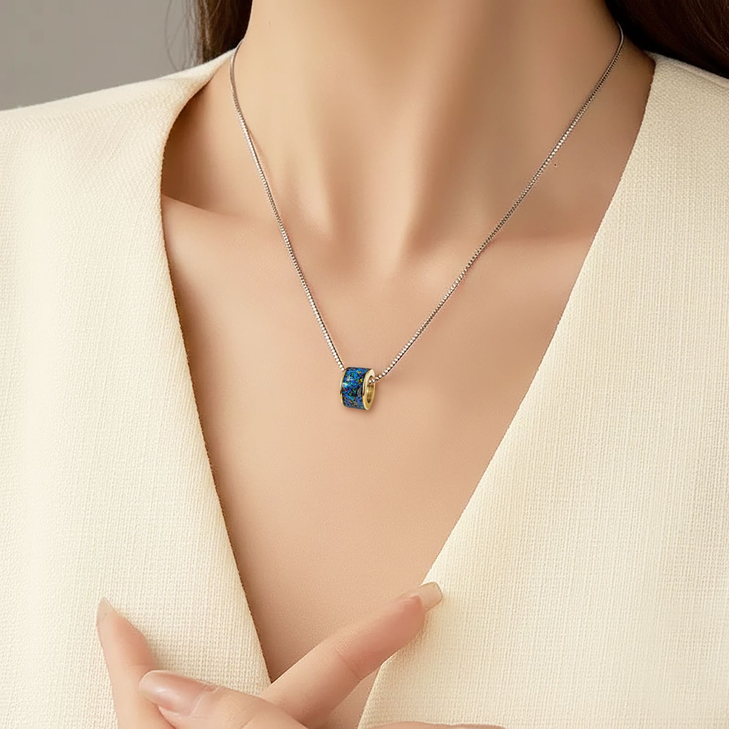 Mixed Ammolite, Opal, Meteorite Passepartout