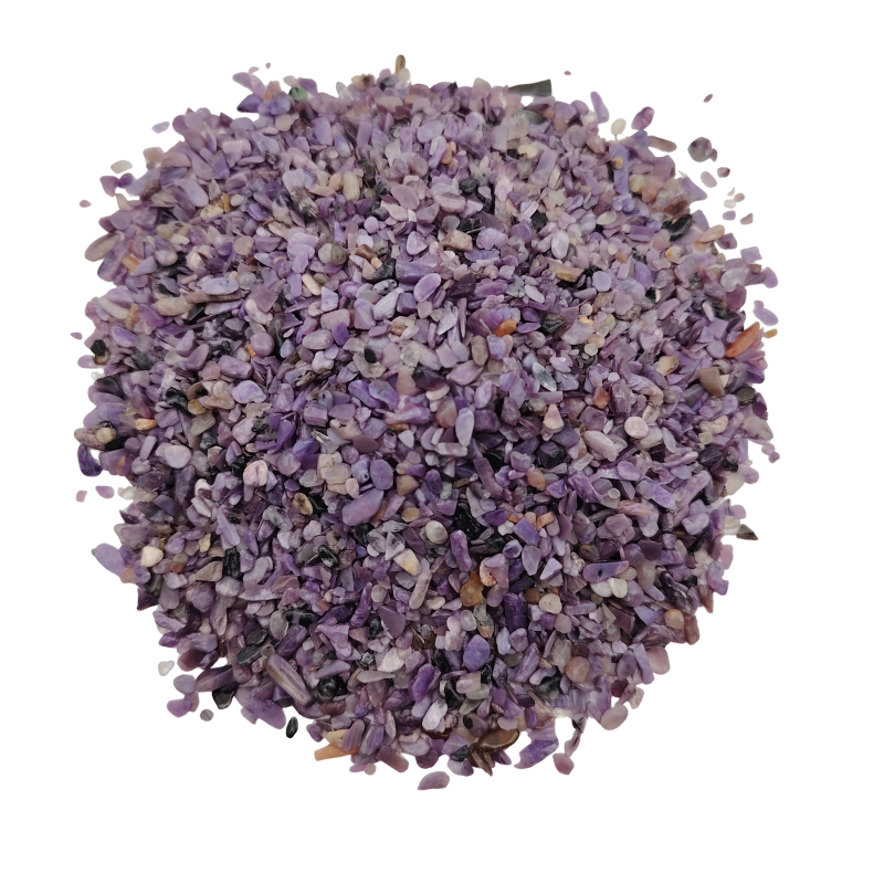 Crystal Canister + Charoite Chip