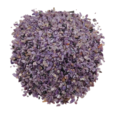Crystal Canister + Charoite Chip