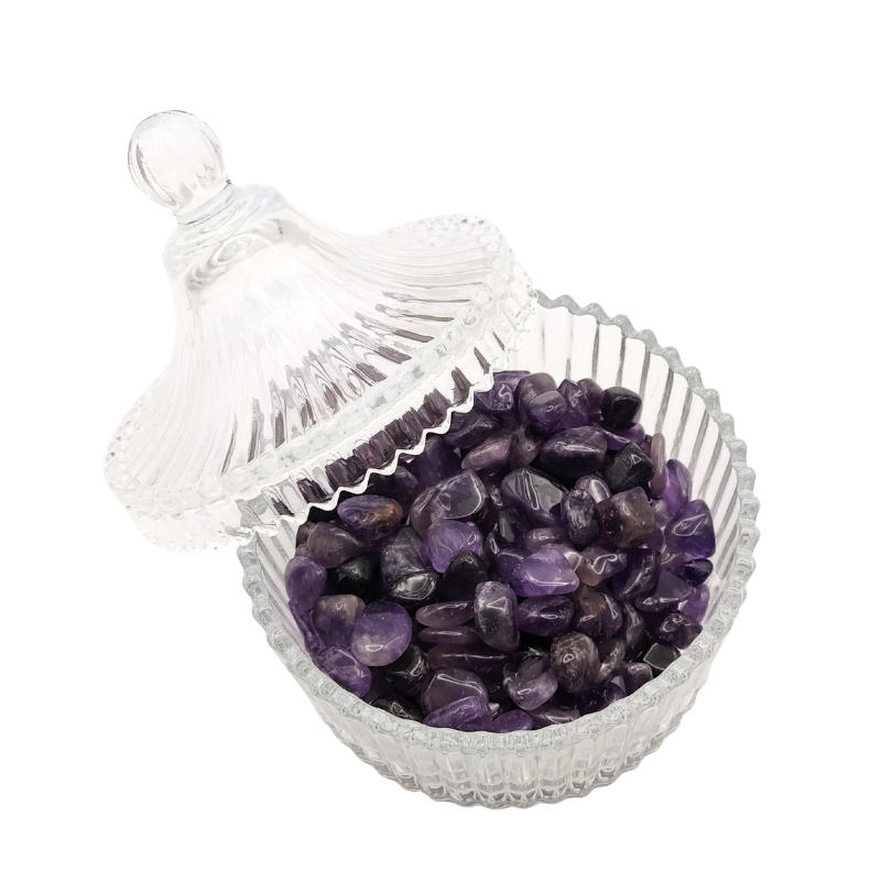 Crystal Canister  + Amethyst Chip