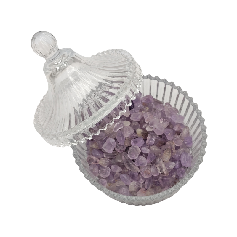 Crystal Canister  + Amethyst Chip