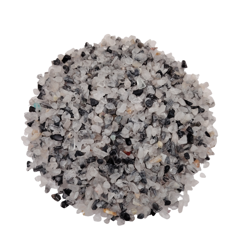 Crystal Canister + Black Rutilated Chip