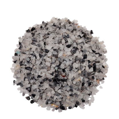 Crystal Canister + Black Rutilated Chip