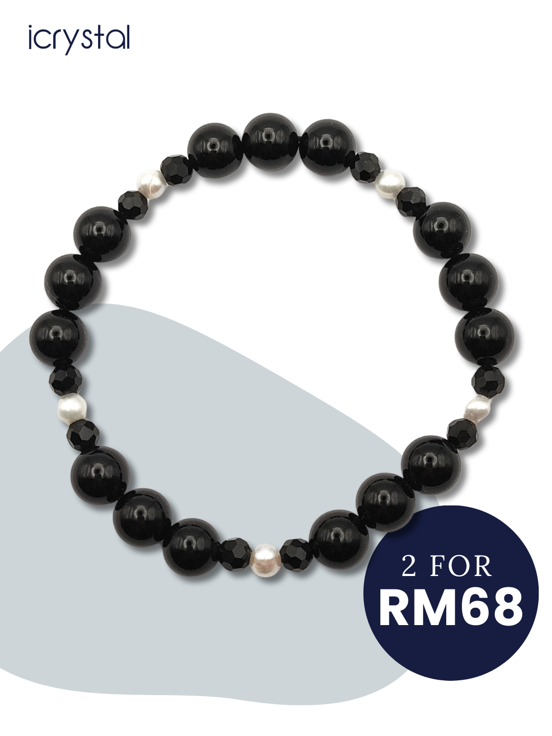 Onyx+Pearl DIY Bracelet