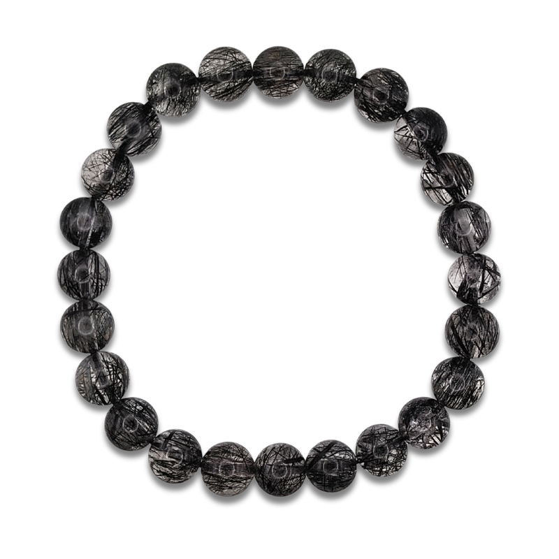 Black Rutilated Bracelet
