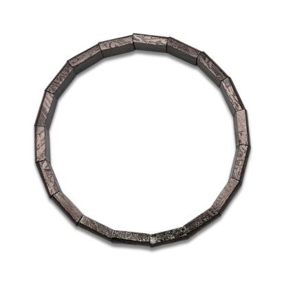 Meteorite Square Bracelet - Black